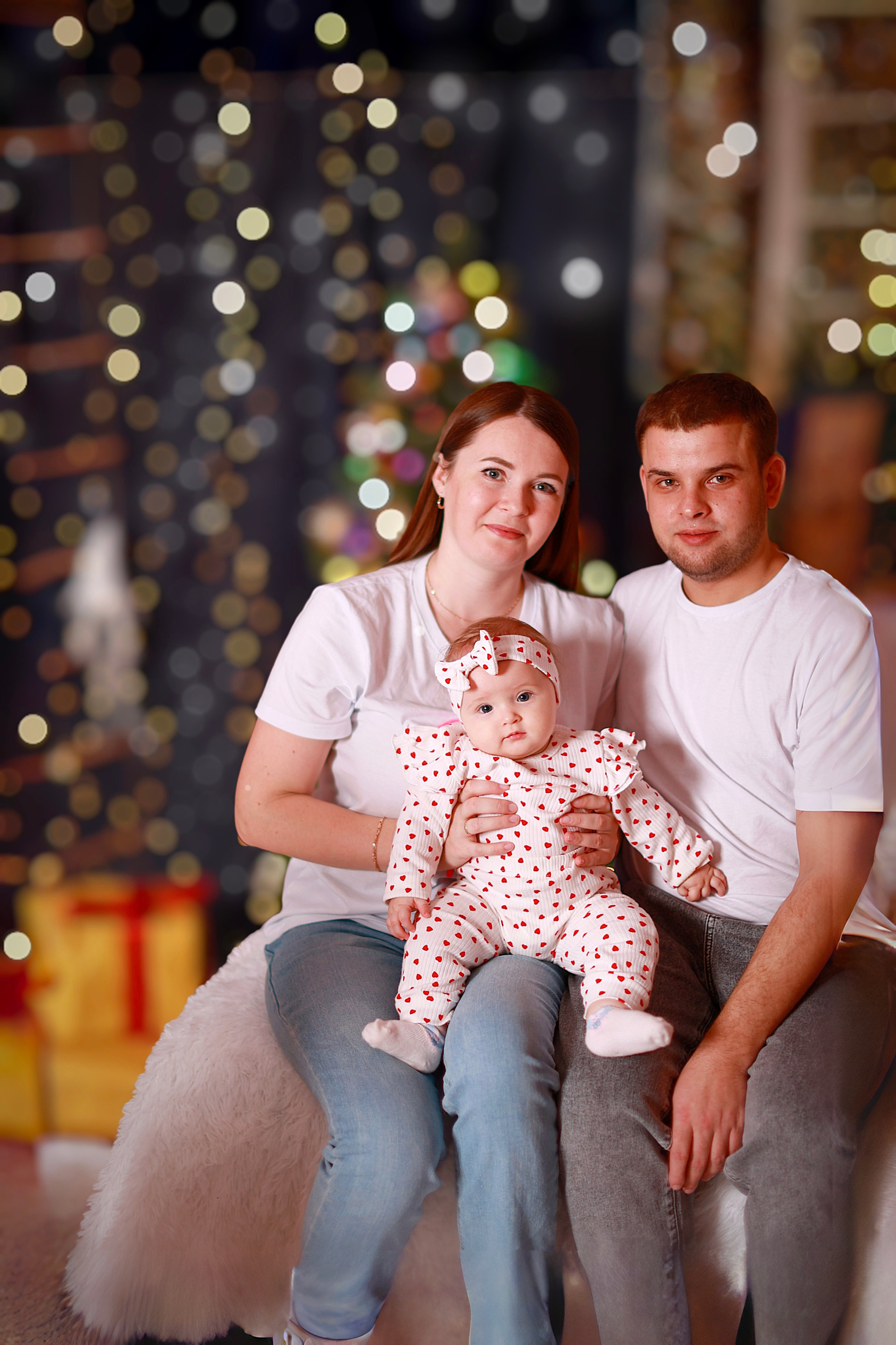 Новогодняя семья. Фотолаборатория Ваниль