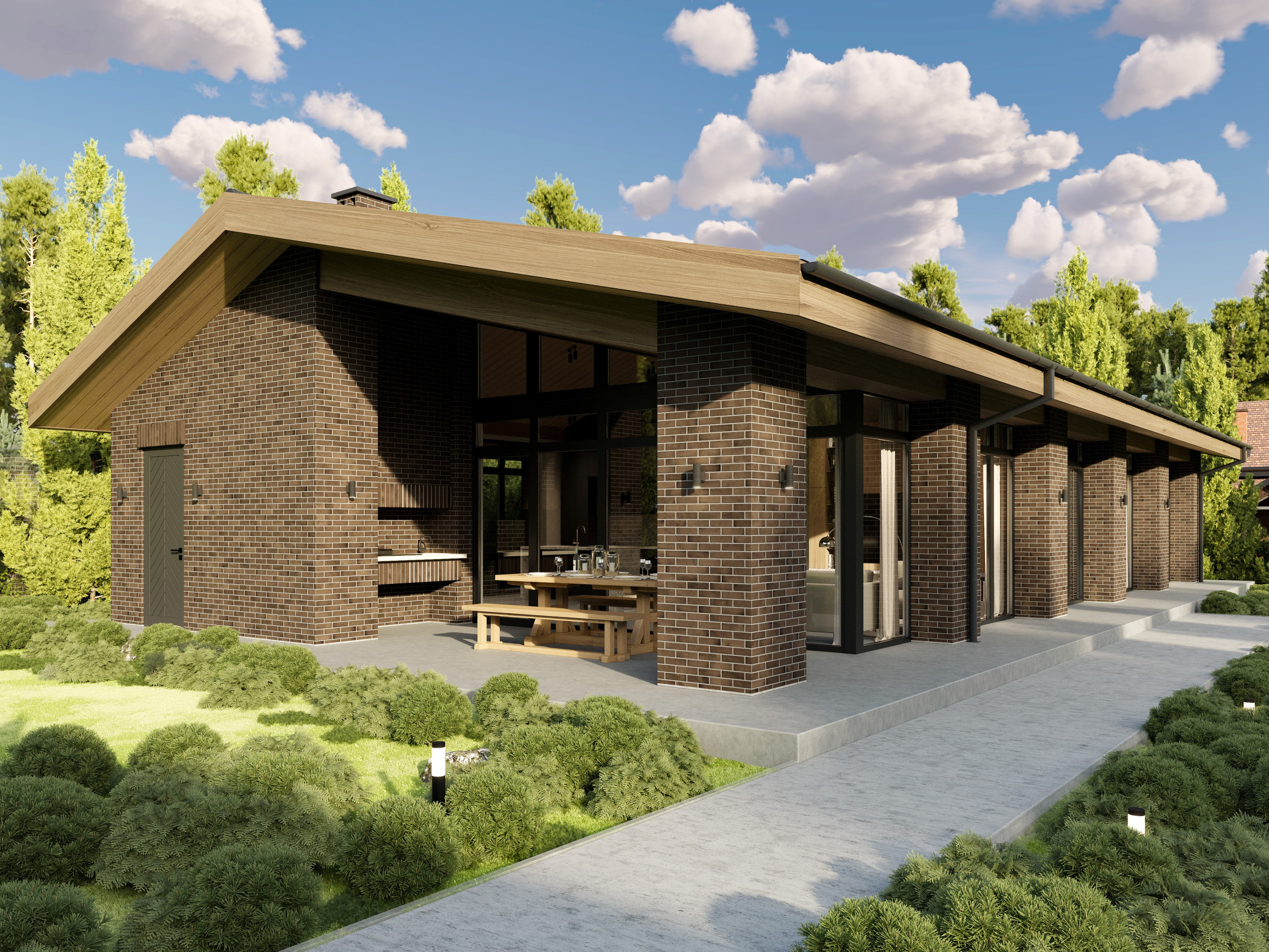 Визуализация экстерьера дома