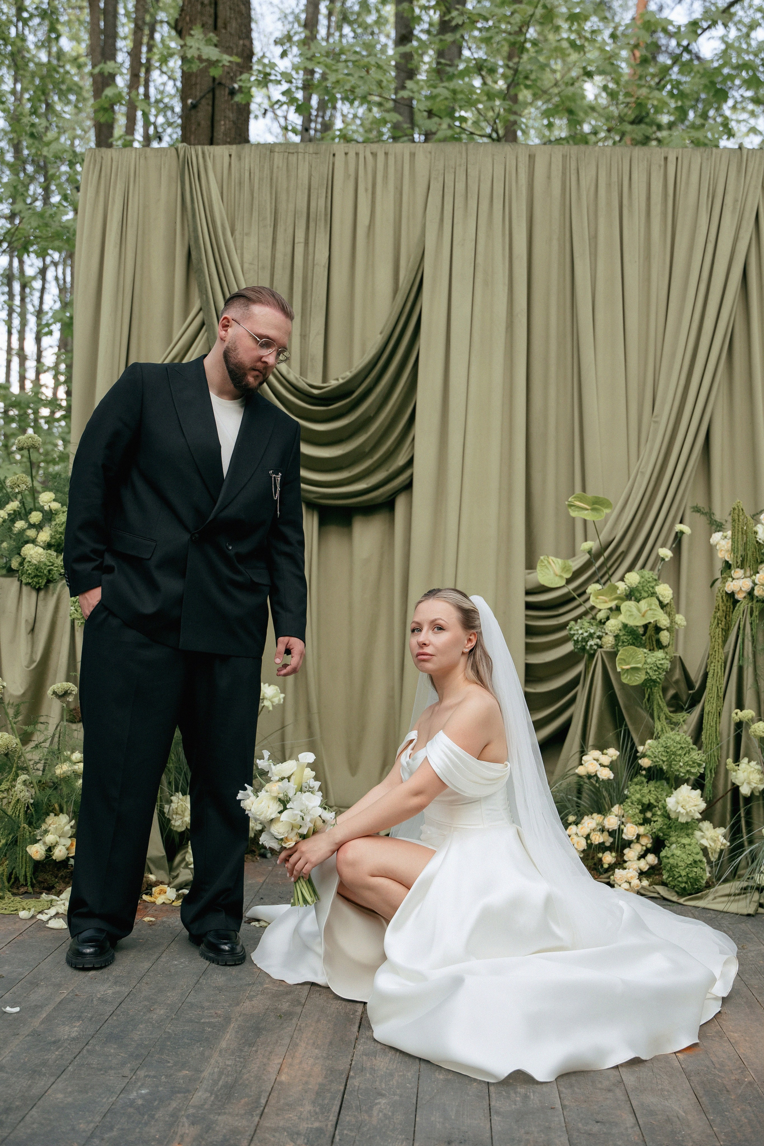 ЛЕС Event House выездная регистрация и свадебный банкет на площадке ЛЕС. Свадебный фотограф Москва