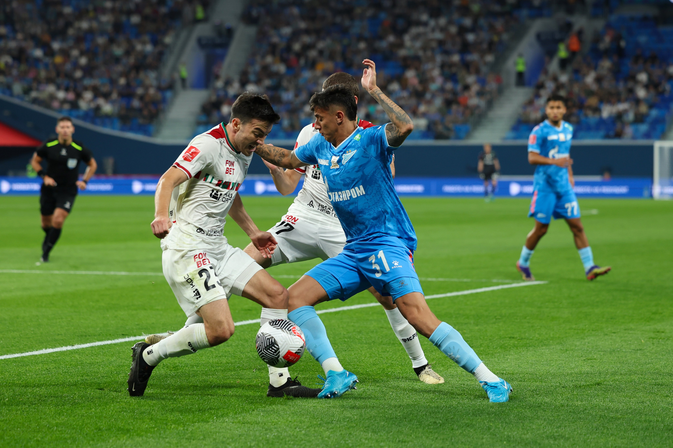 Зенит-Рубин Кубок России по футболу 2024/25 17.09.2024. Спортивный и репортажный фотограф Антон Тереханов