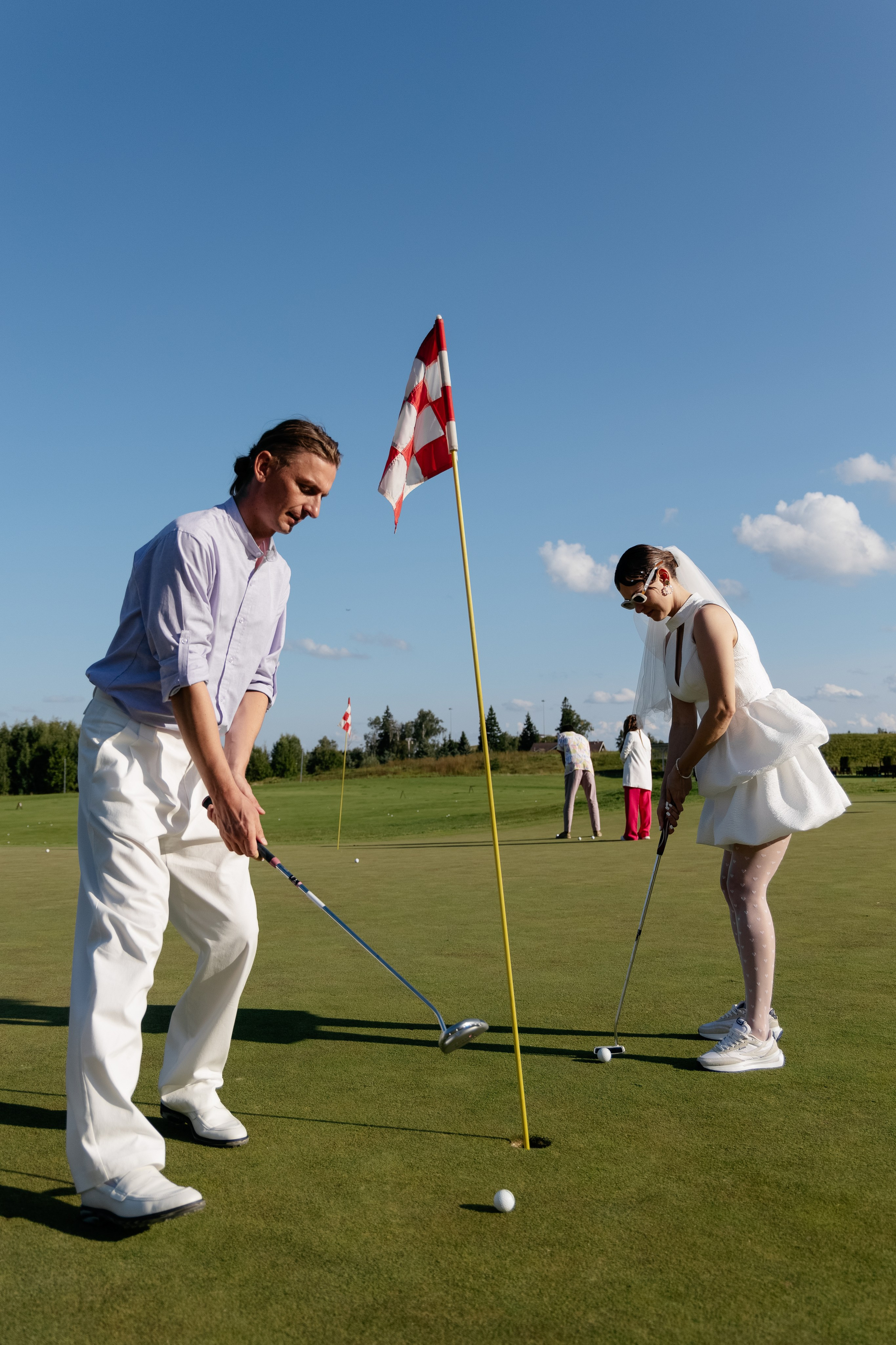 Целеево. Игра в гольф. Фотограф в Москве Анастасия Курлович