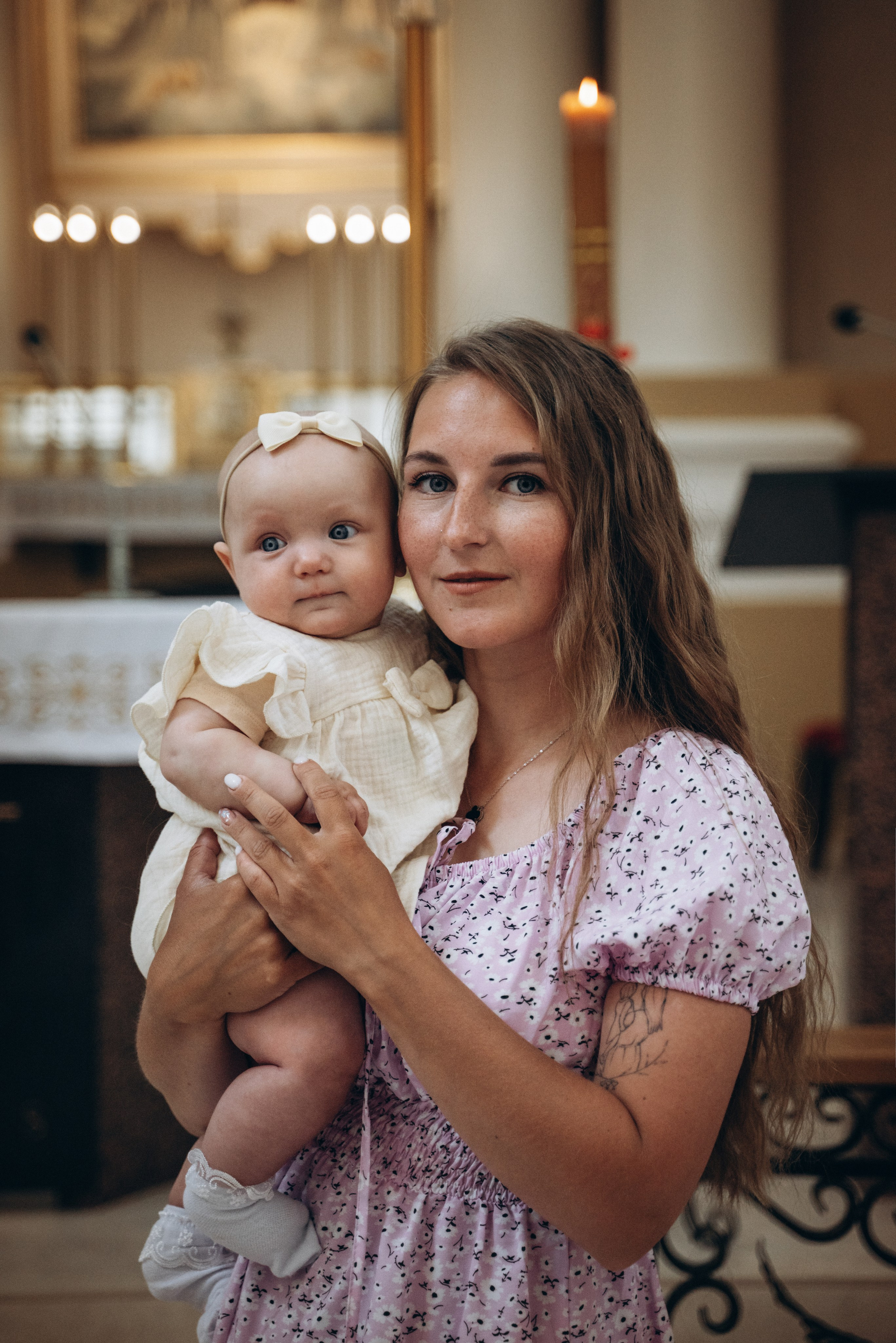 Крещение Леи (костёл в Заславле). Семейный фотограф в Минске Дарья Дреко