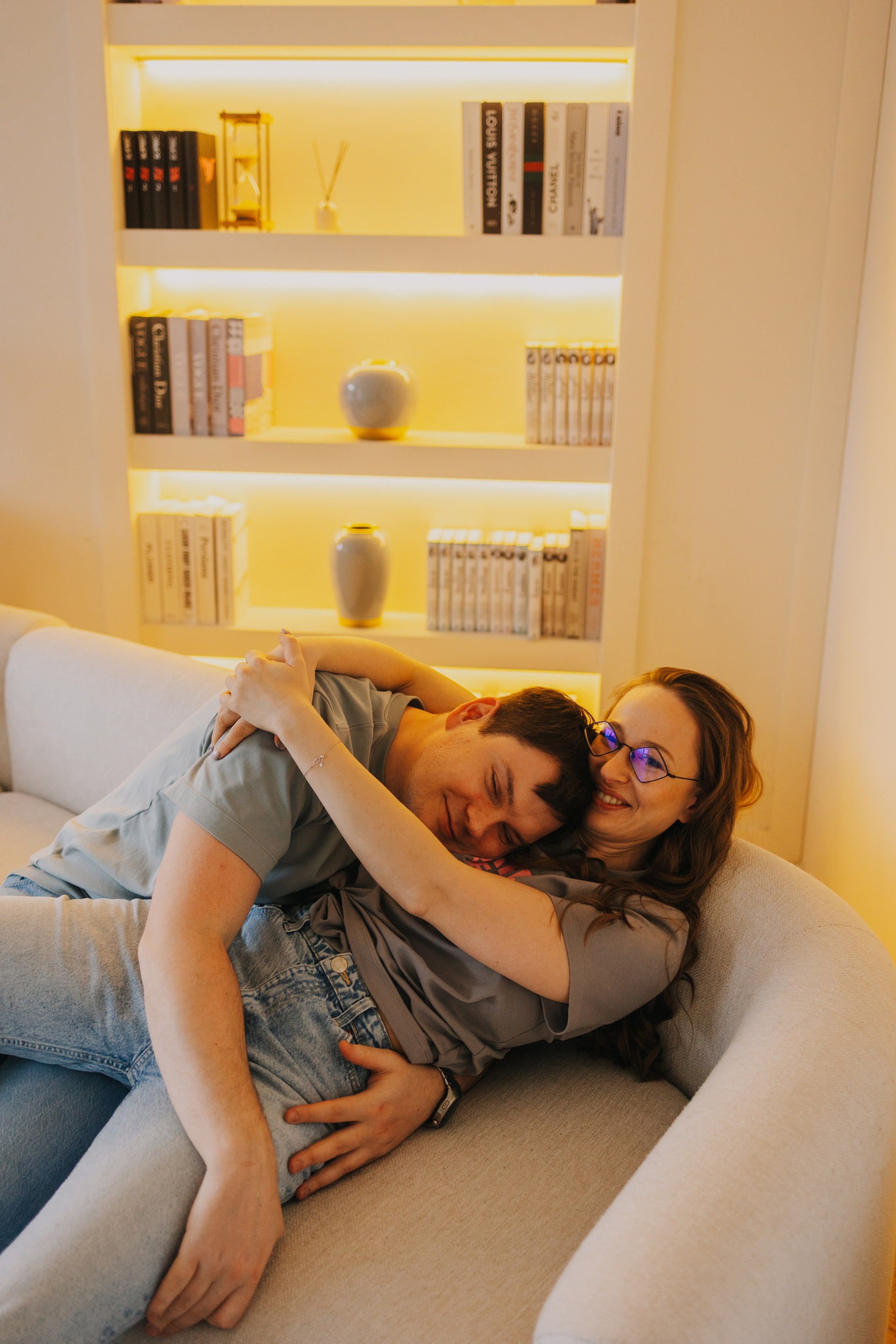 Большая семья. Домашняя фотосессия