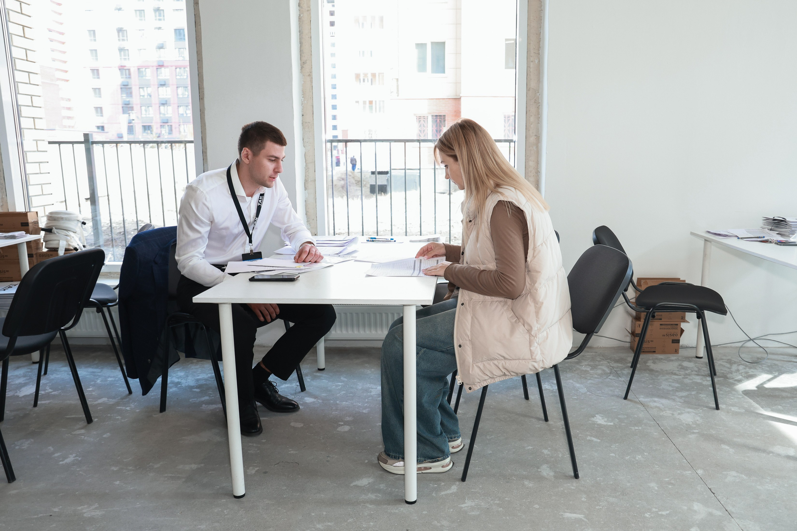 Выдача ключей Кварталы Телецентра 19I56. Фотограф Юлия Мальцева