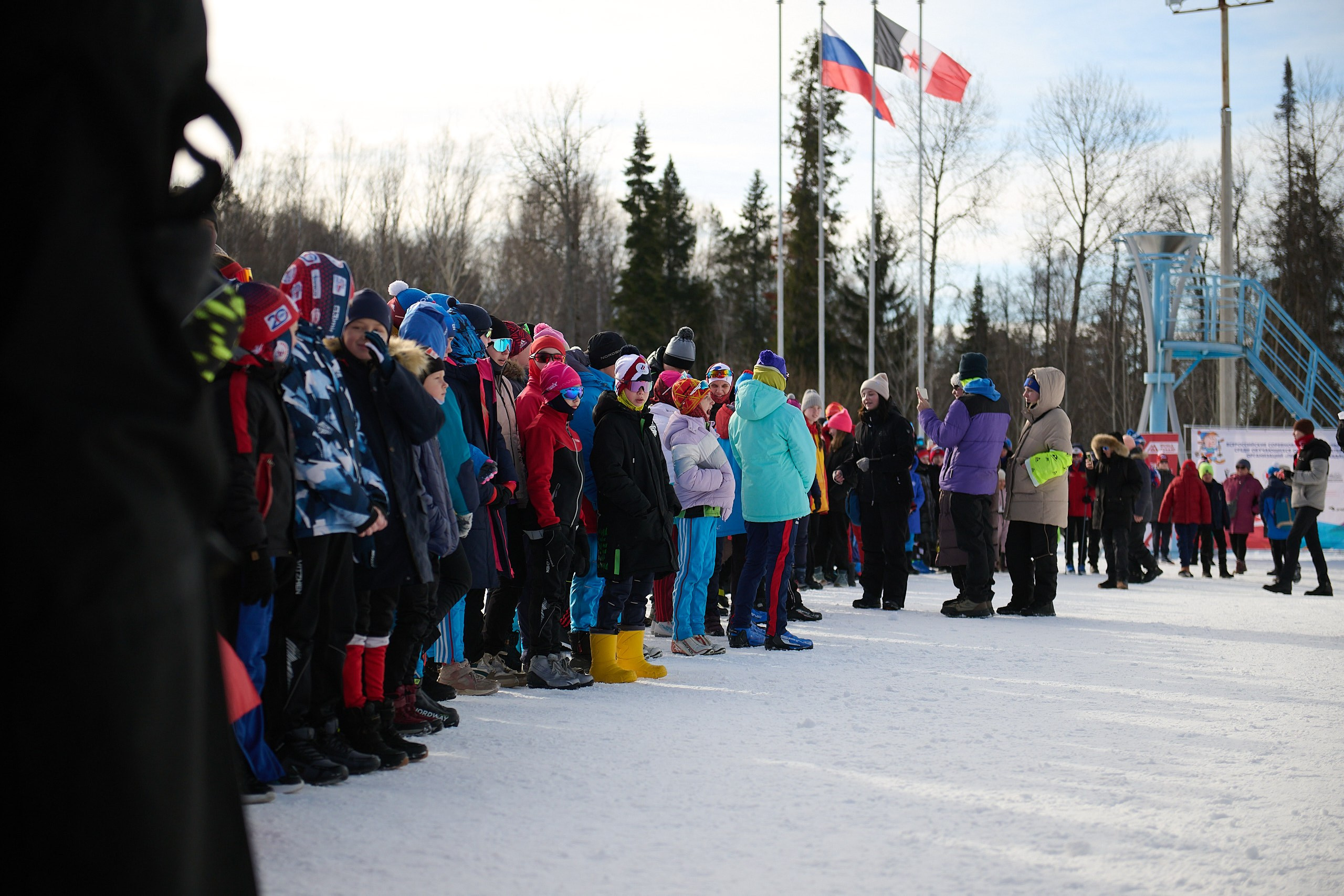 Всероссийские соревнования по лыжным гонкам «Пионерская правда». Ижевс. Спортивный репортажный фотограф в Ижевске Сергей Мерзляков
