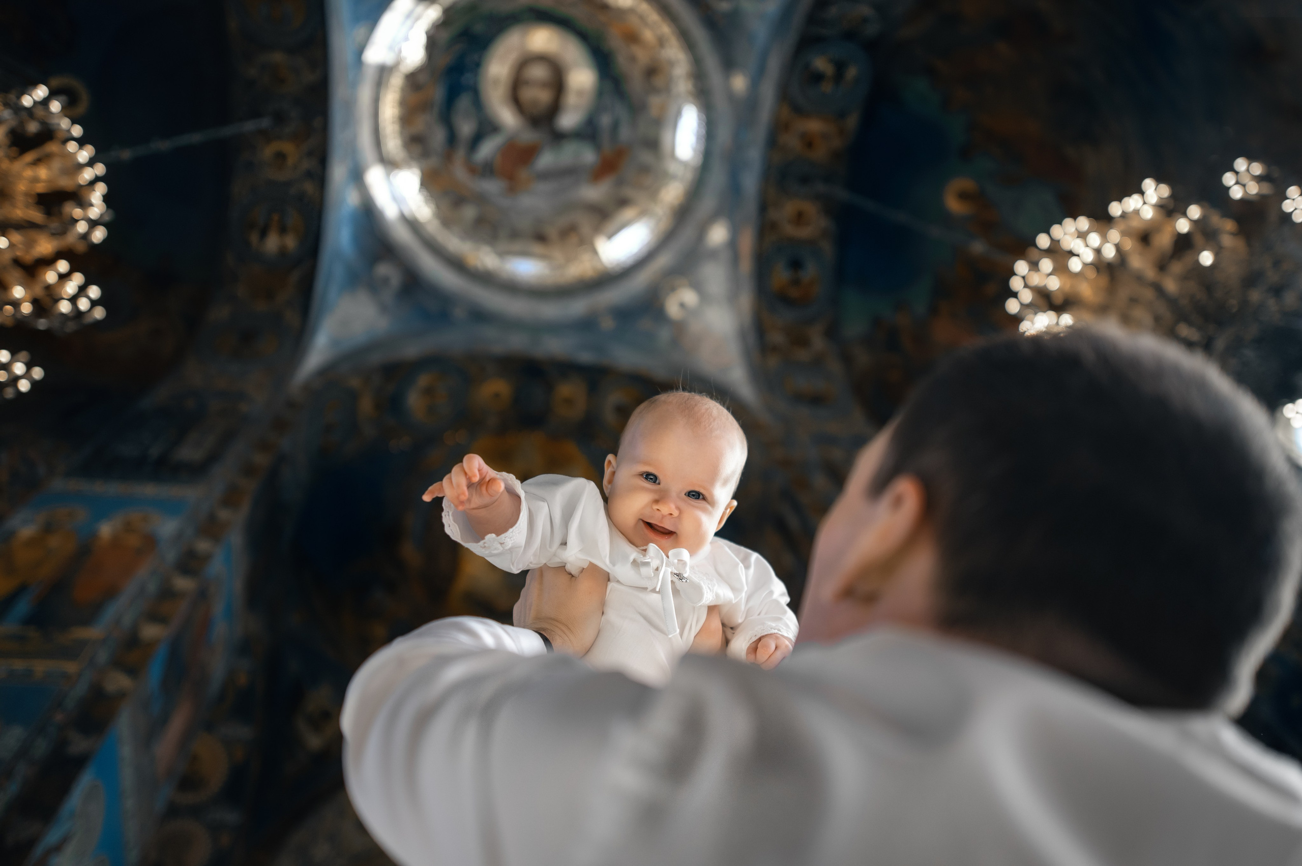 Крещение в Спасе на Крови. Фотограф на крещение и венчание, семейный фотограф в Санкт-Петербурге