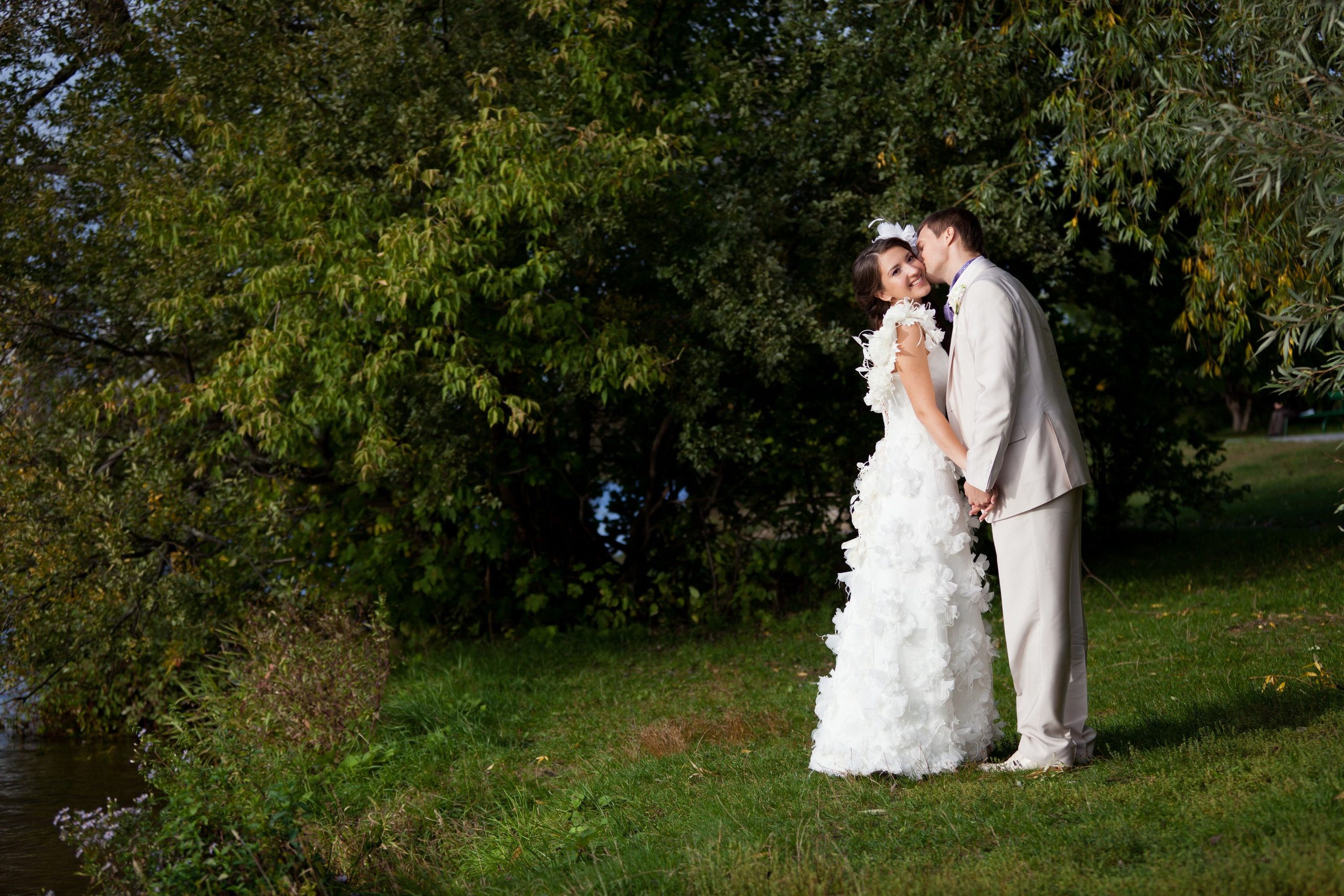 Съемка свадьбы в Серебряном бору. Фотографы в Москве Светлана Устинова и Сергей Грачев