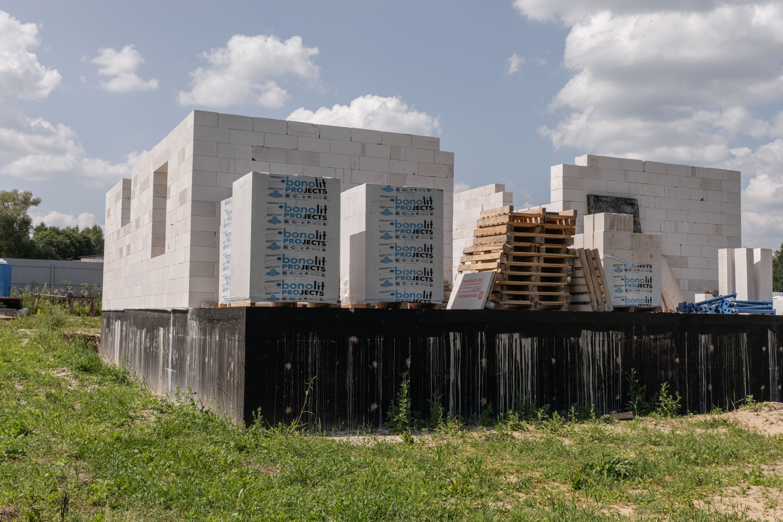 Кладка газоблока