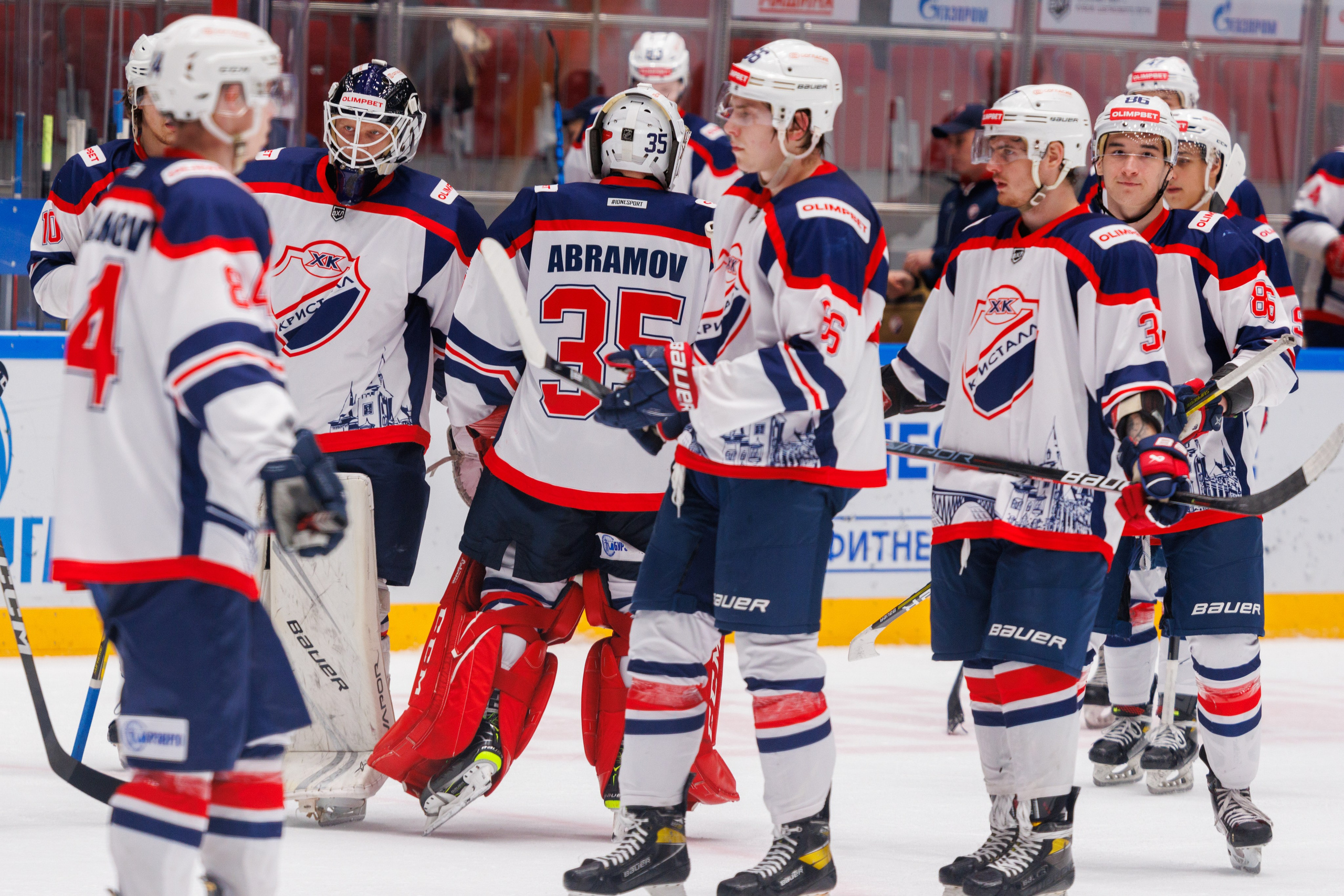 МХК Динамо (СПб) — МХК Кристалл. Фотограф Александр Заломаев