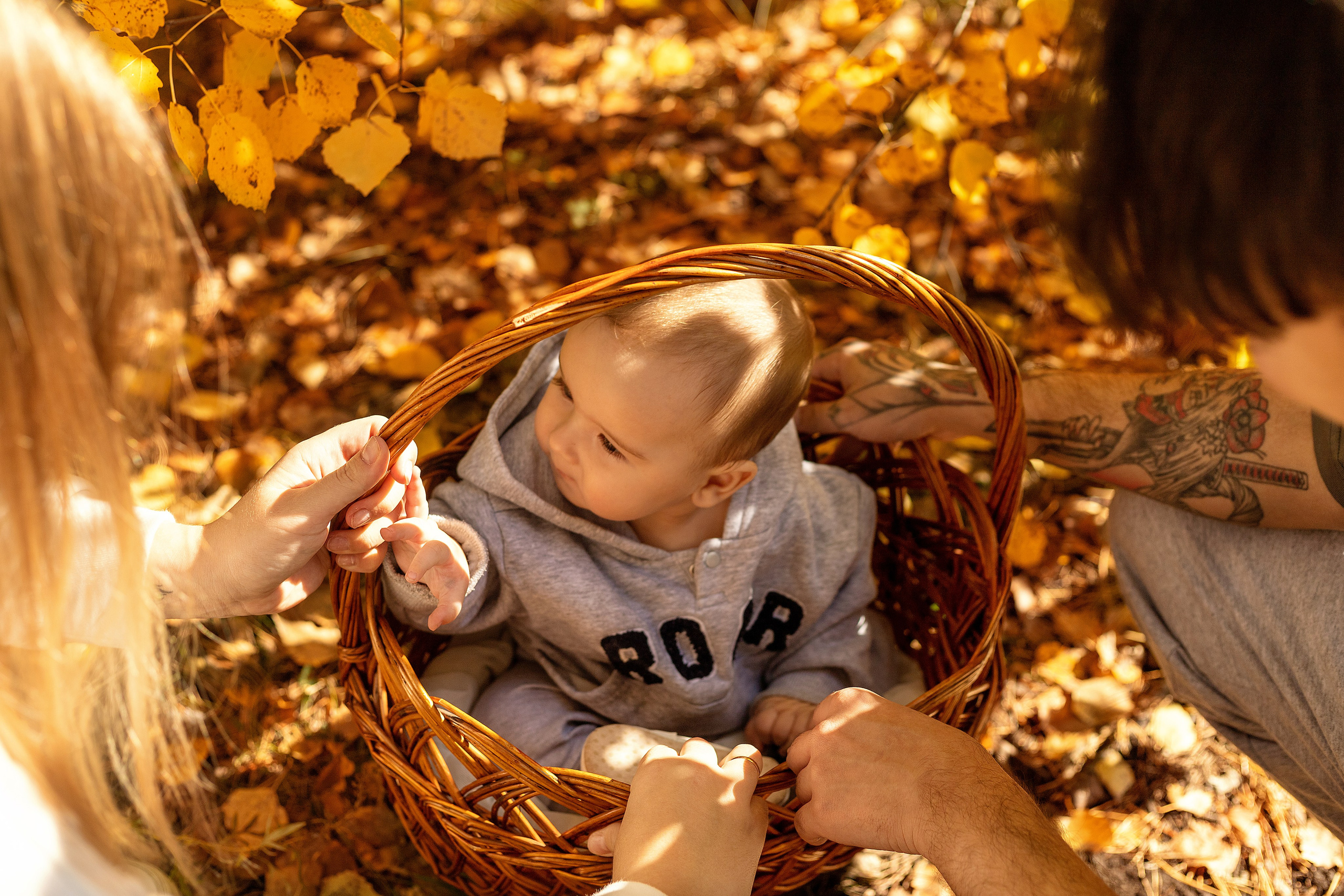 Семейная осенняя фотосессия. Фотограф Ангарск Александра Зарубина