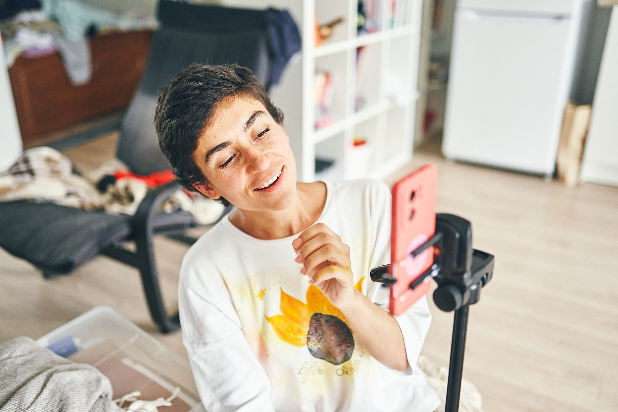 Контент съемка для художницы. Фотограф в Сочи Катя Гончарова