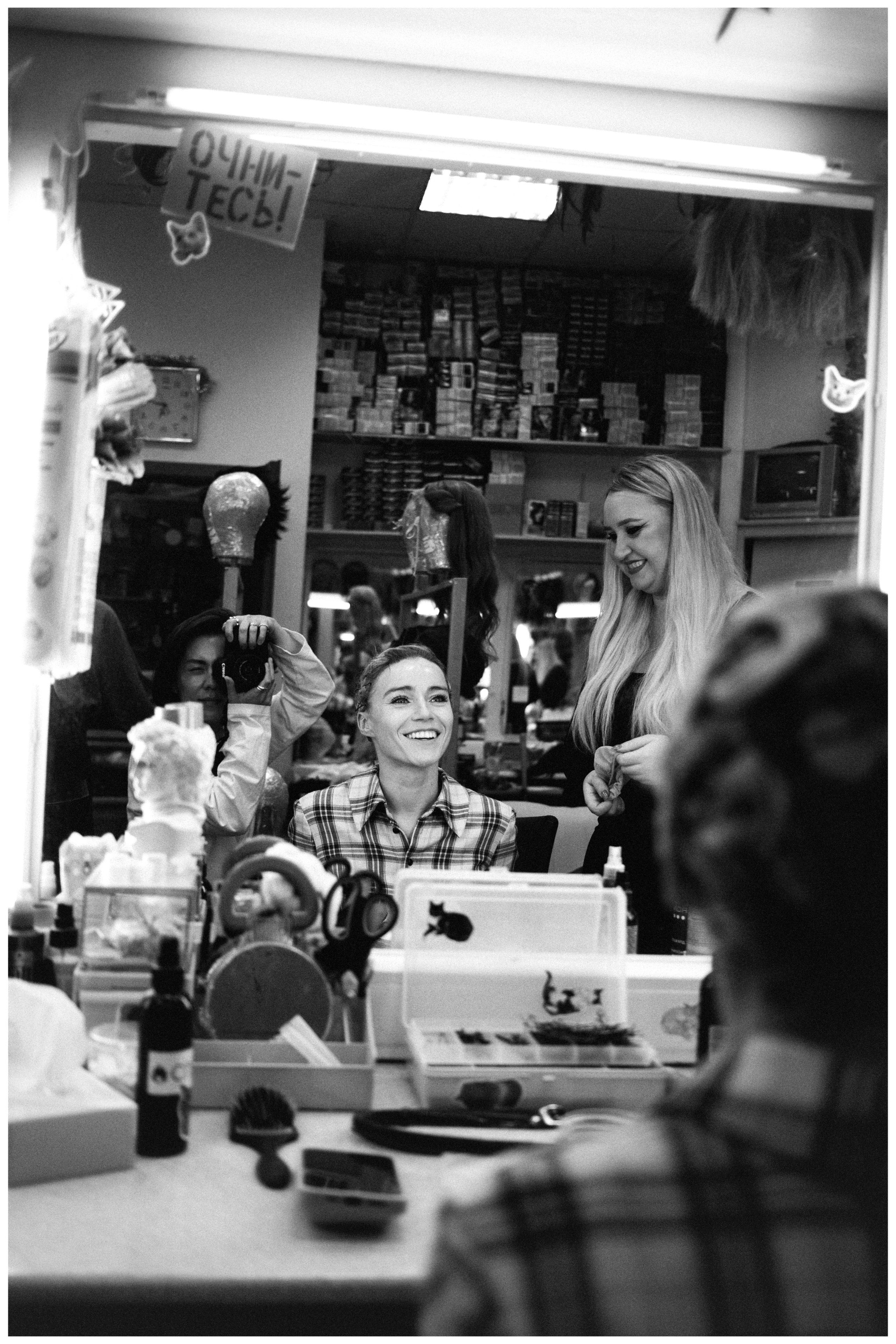 Theatre backstages. Portrait and backstage photographer Nina Crane