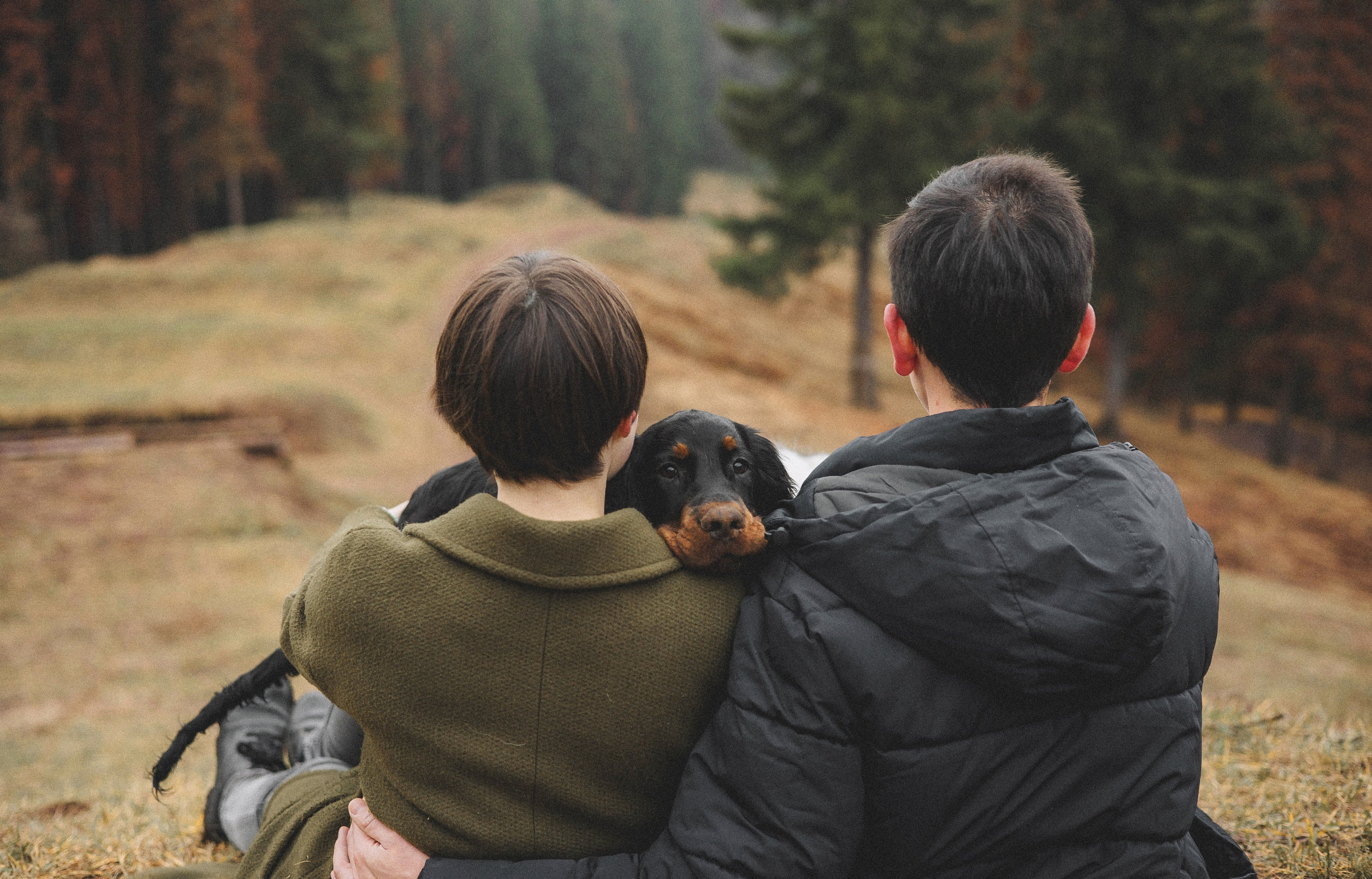 Даша, Глеб, Барс и Бруно. Фотограф-анималист Богданова Полина