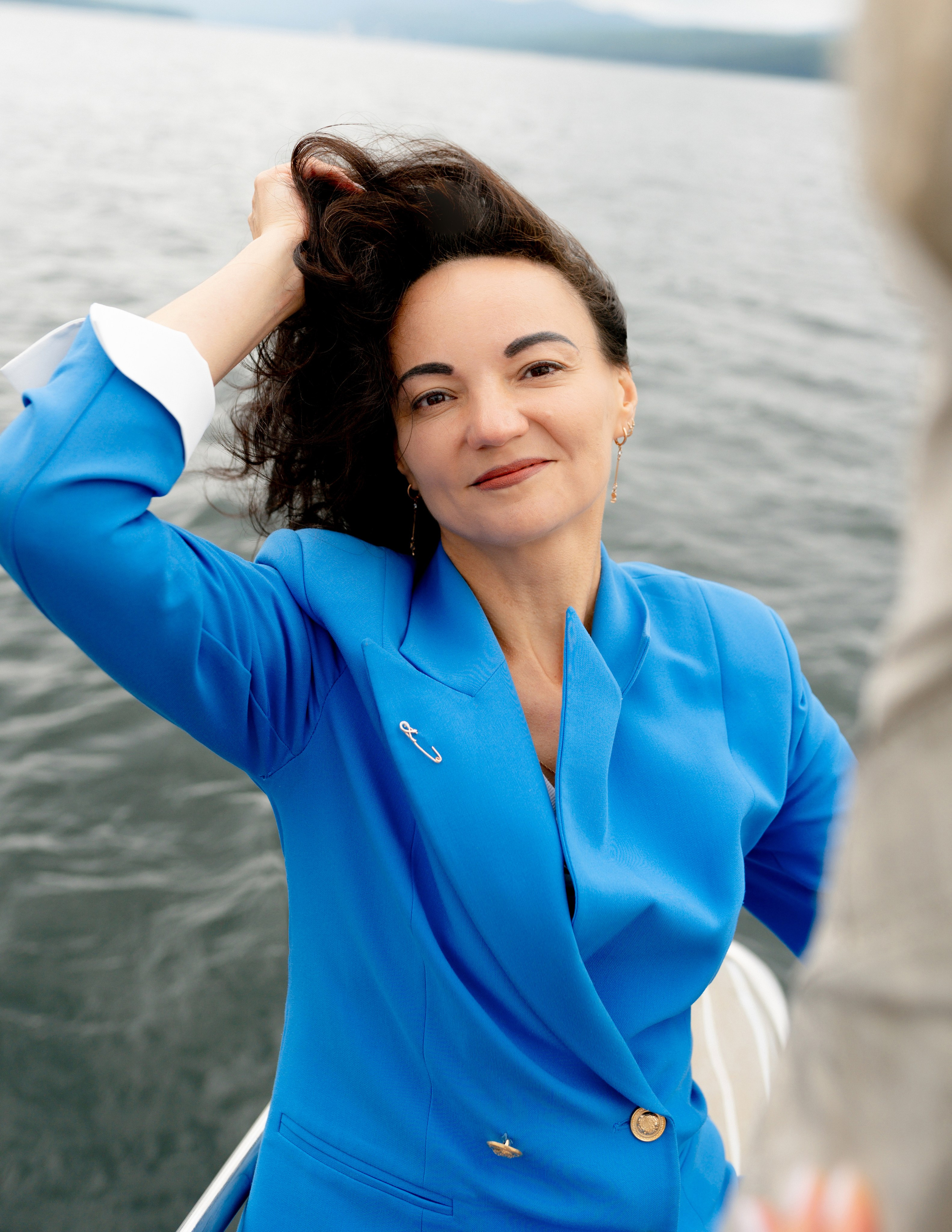 Фотосессия на природе на яхте. Фотограф Ким Наталья в Красноярске