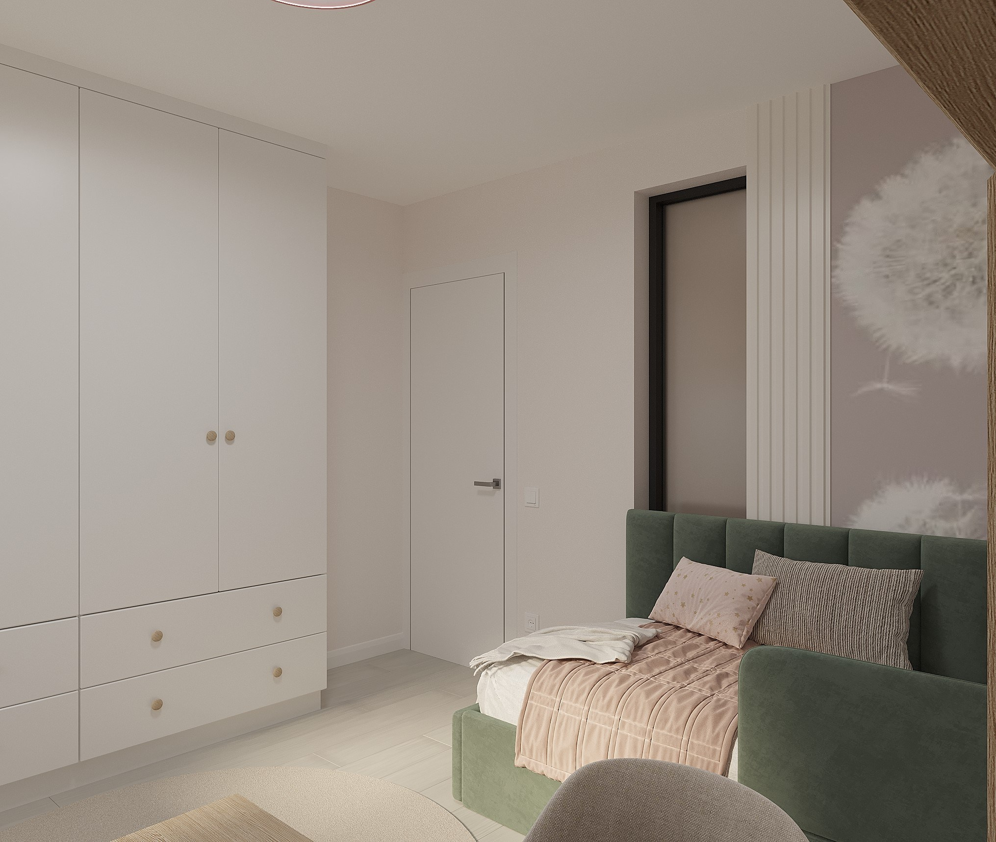 Детская комната для девочки г. Находка. Дизайн интерьера / Дизайн-проект / Лебедь Юлия