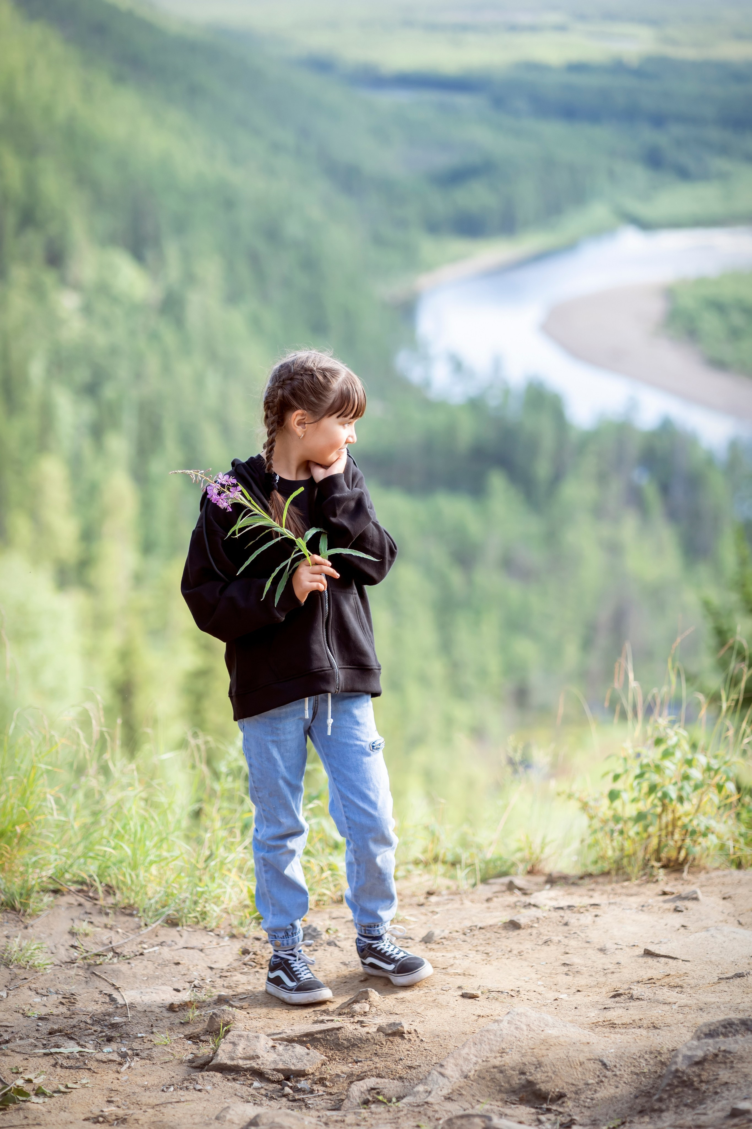 Летняя прогулка на АЯМовской скале. Семейный и детский фотограф в Хабаровске Анна Гриневич