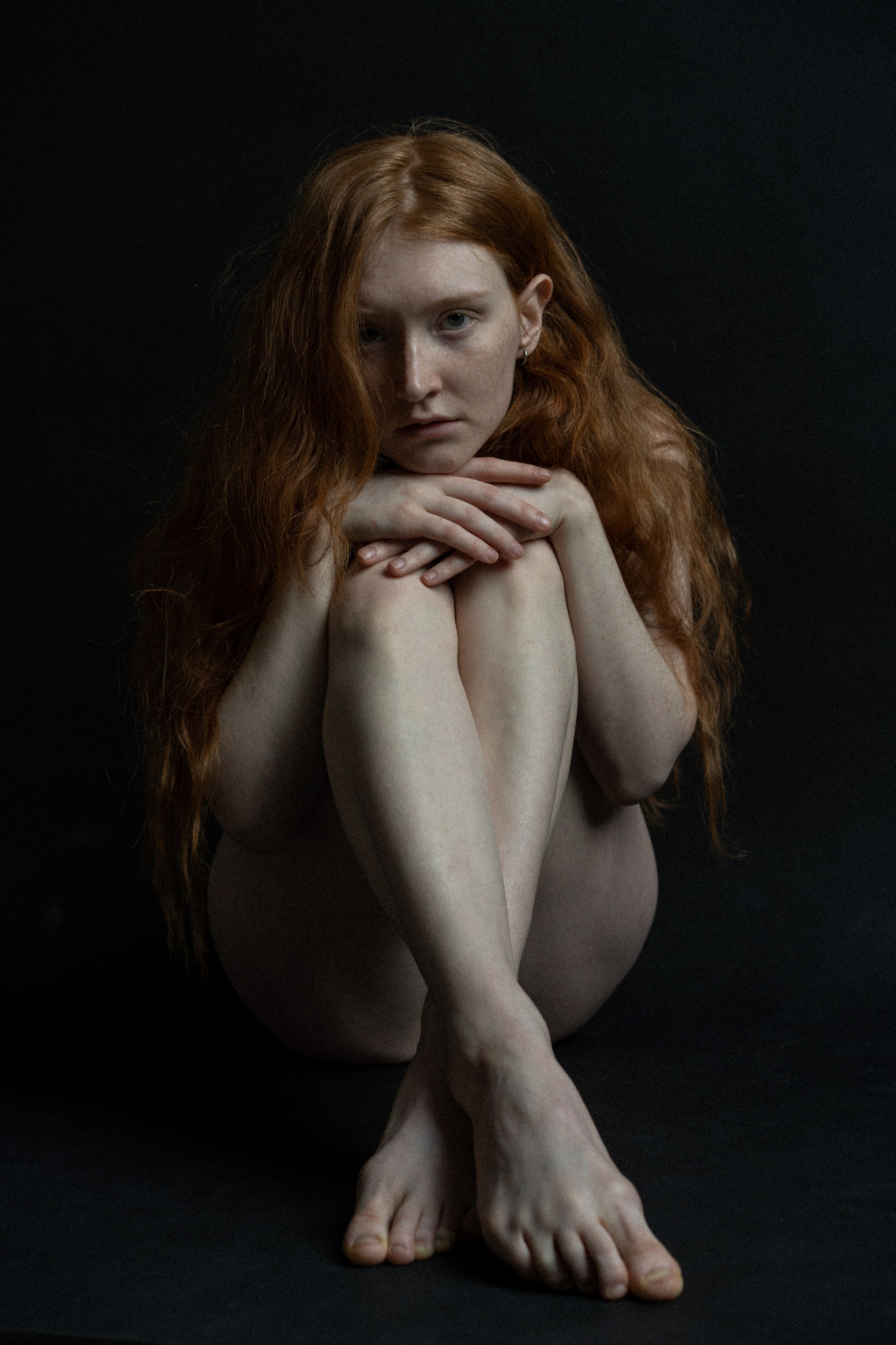 Съёмка ню в студии. Фотограф Елизавета Потешкина