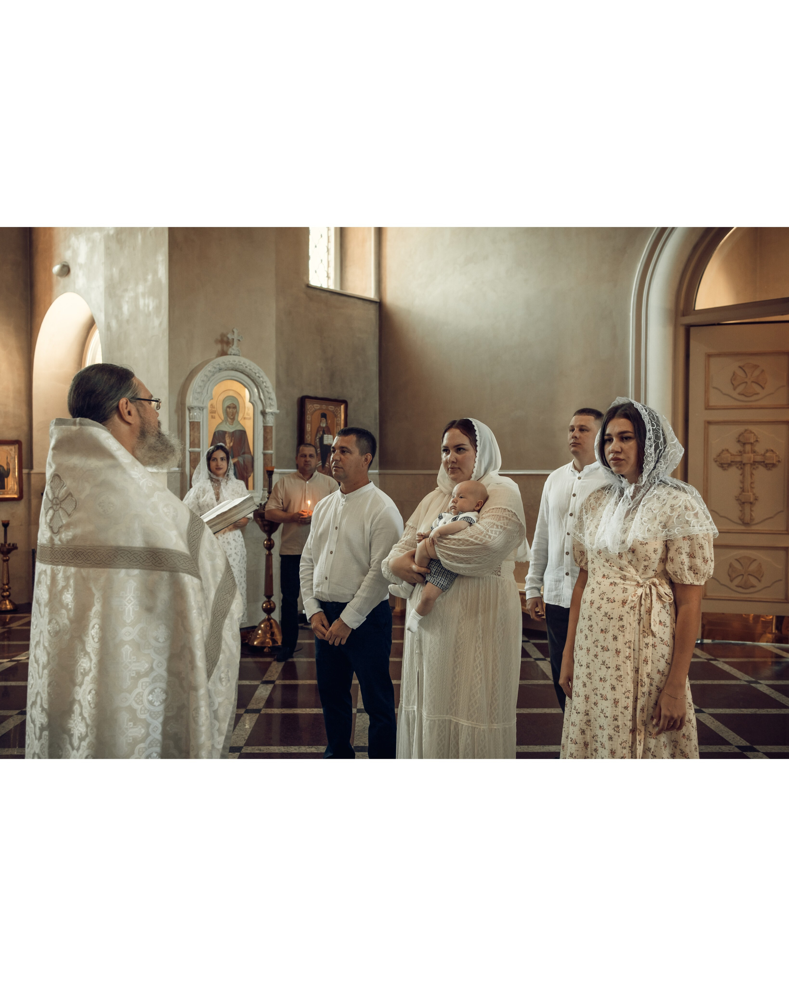 Таинство Крещения Василия. Храм Александра Невского. Свадебный фотограф Краснодар Инна Кириенко