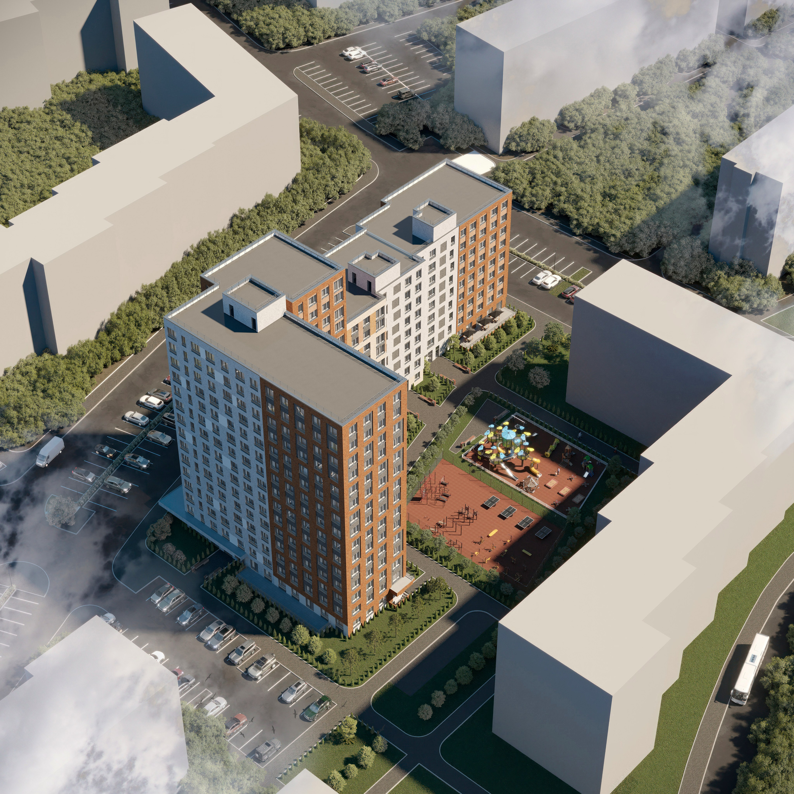 3D-визуализация жилого комплекса в Туле. 3Д Визуализация Интерьера и Архитектуры