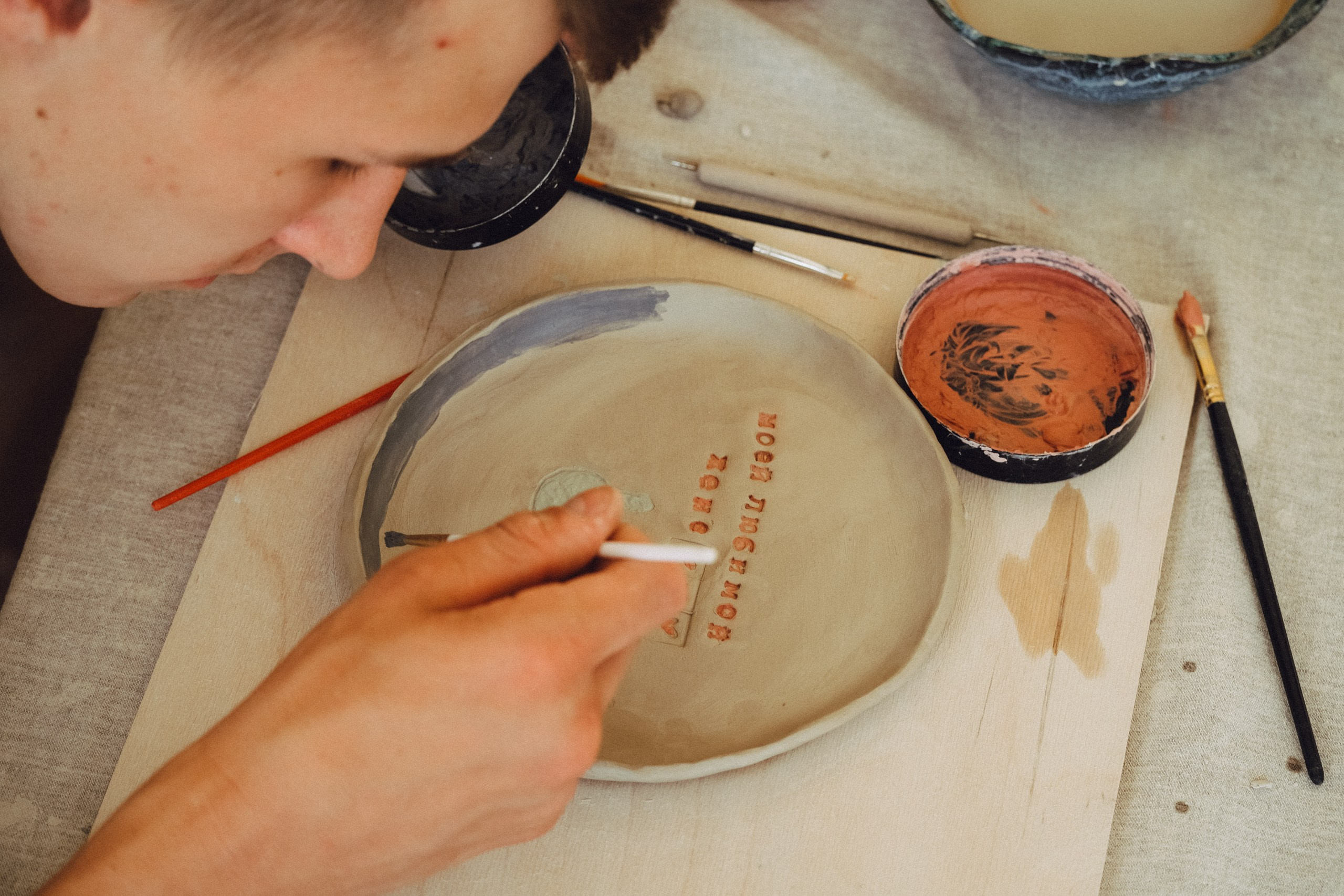 Любовь в студии лепки. Профессиональный фотограф, Санкт-Петербург — Виктория Богомолова