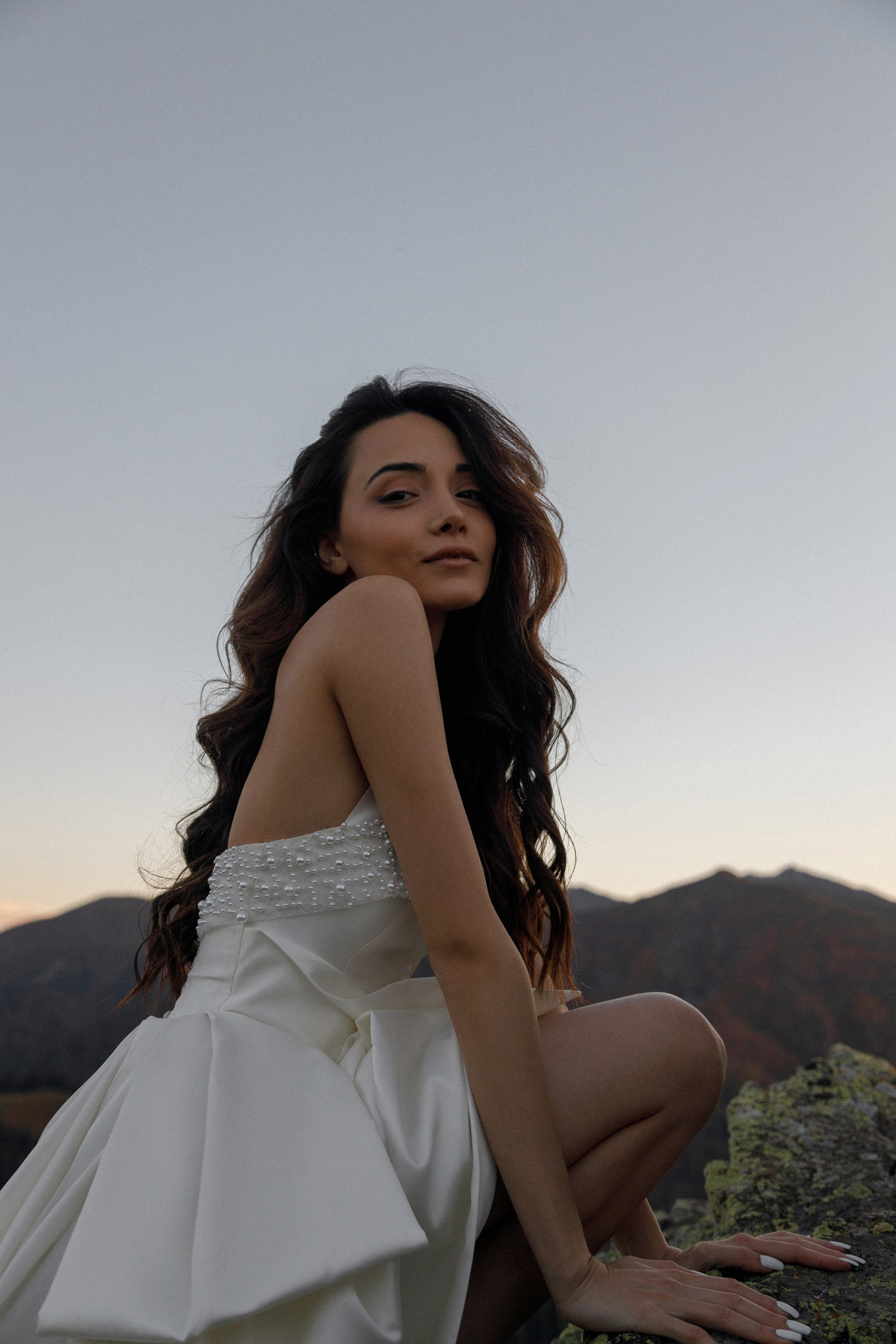 Свадьба в горах на закате