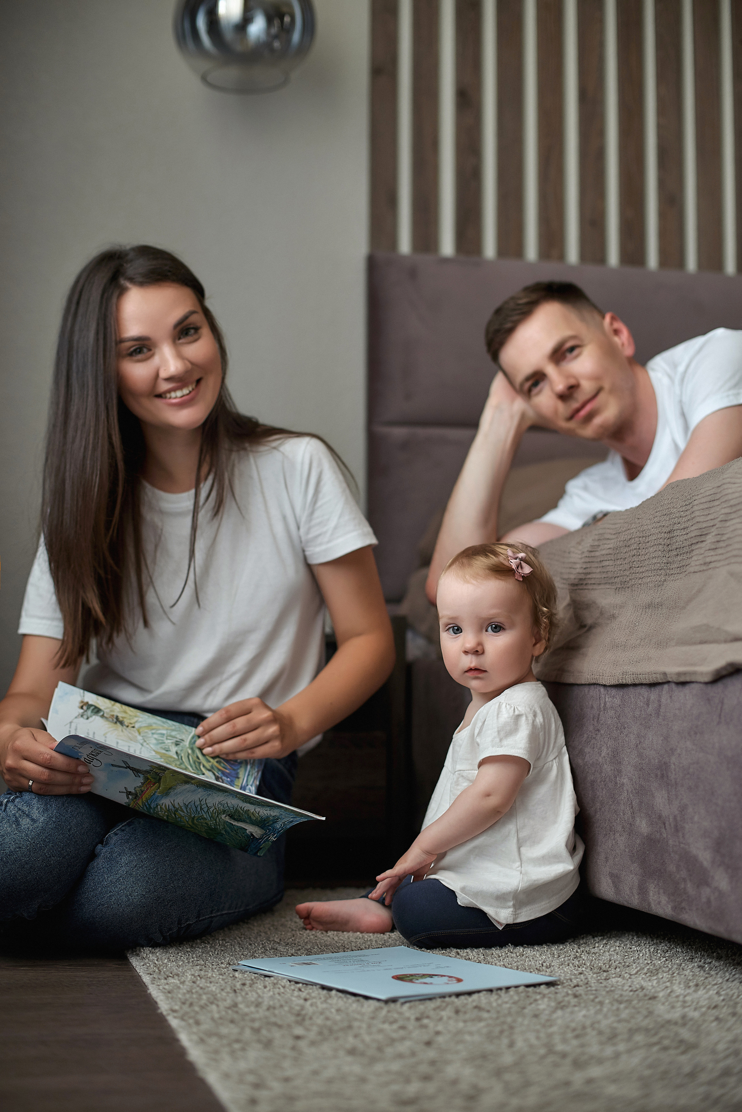 Семейная фотосессия в студии / дома. Семейный и детский фотограф Катерина Рожкова
