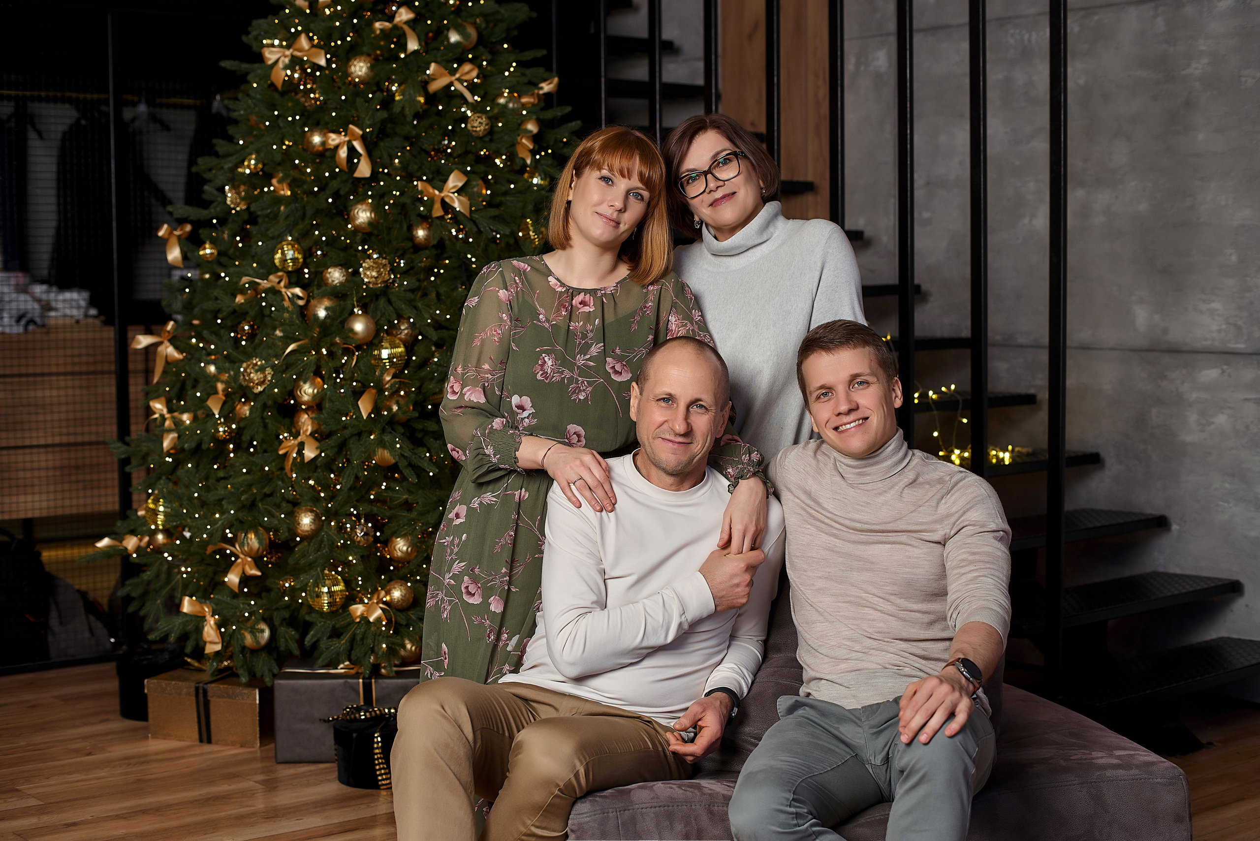 Семейная фотосессия в студии / дома. Семейный и детский фотограф Катерина Рожкова