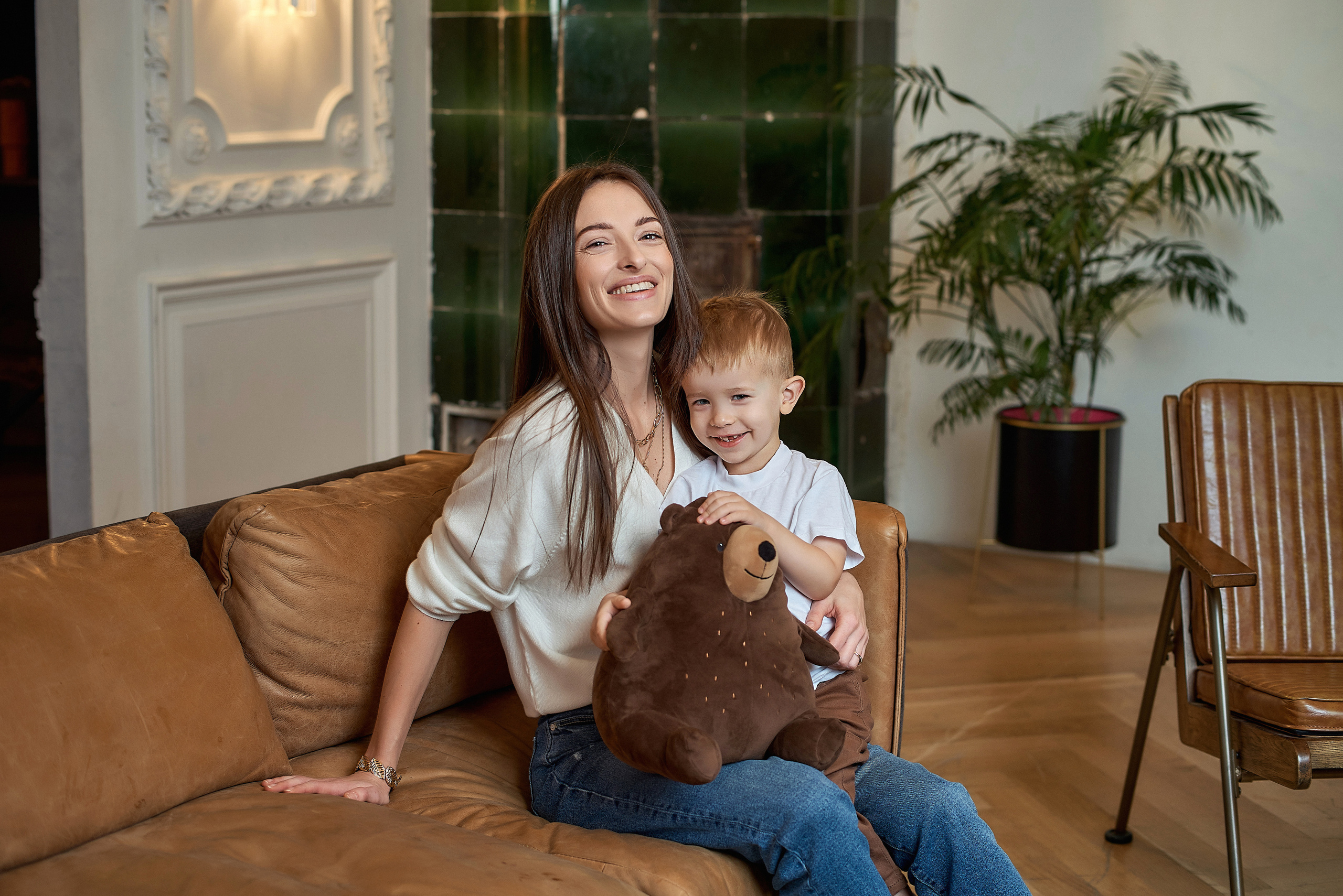 Семейная фотосессия в студии / дома. Семейный и детский фотограф Катерина Рожкова