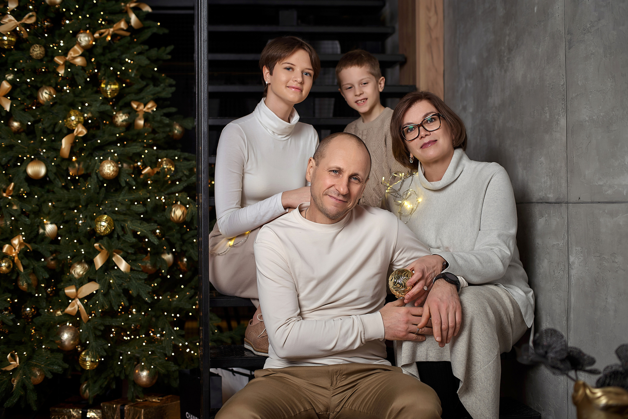 Семейная фотосессия в студии / дома. Семейный и детский фотограф Катерина Рожкова