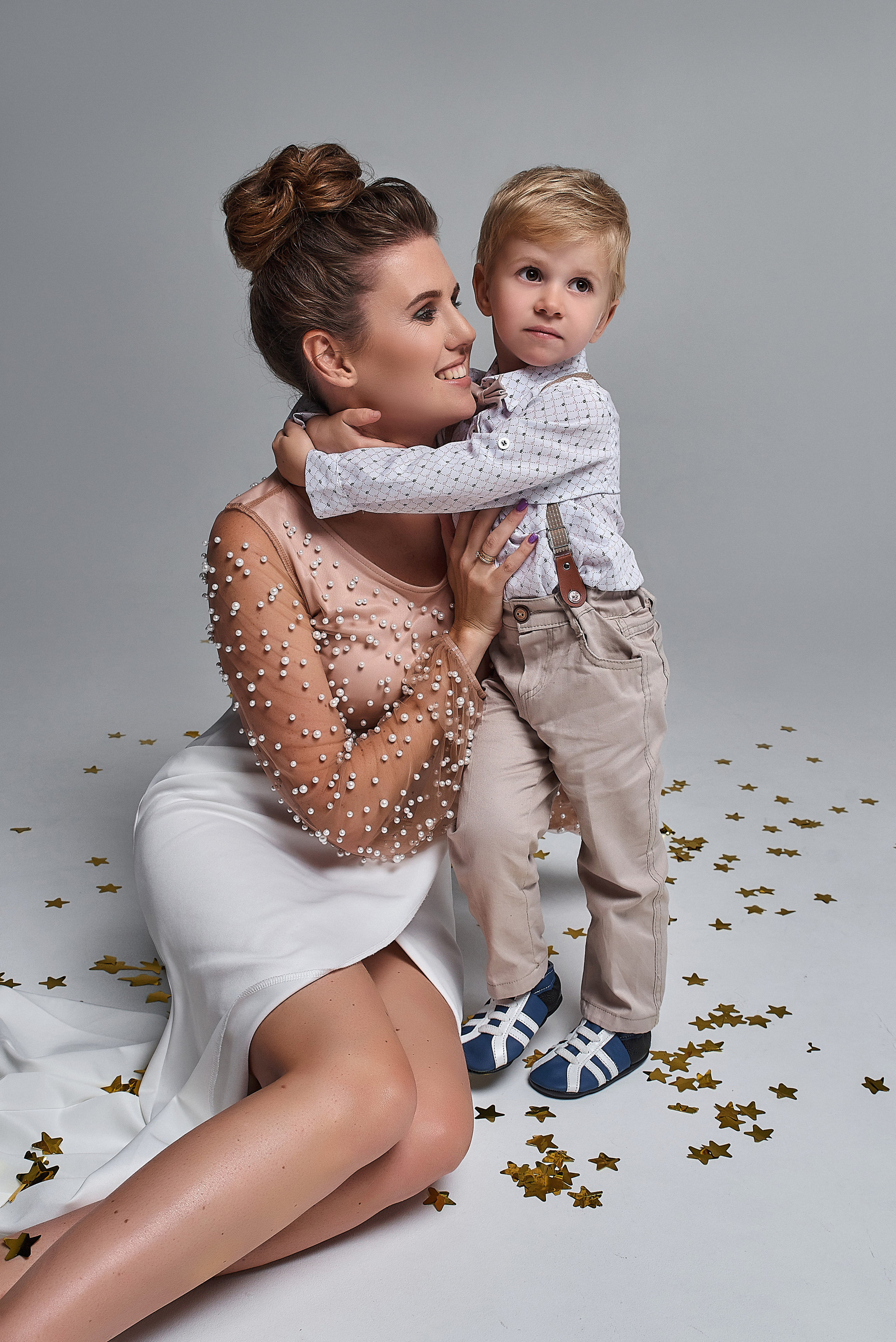 Семейная фотосессия в студии / дома. Семейный и детский фотограф Катерина Рожкова