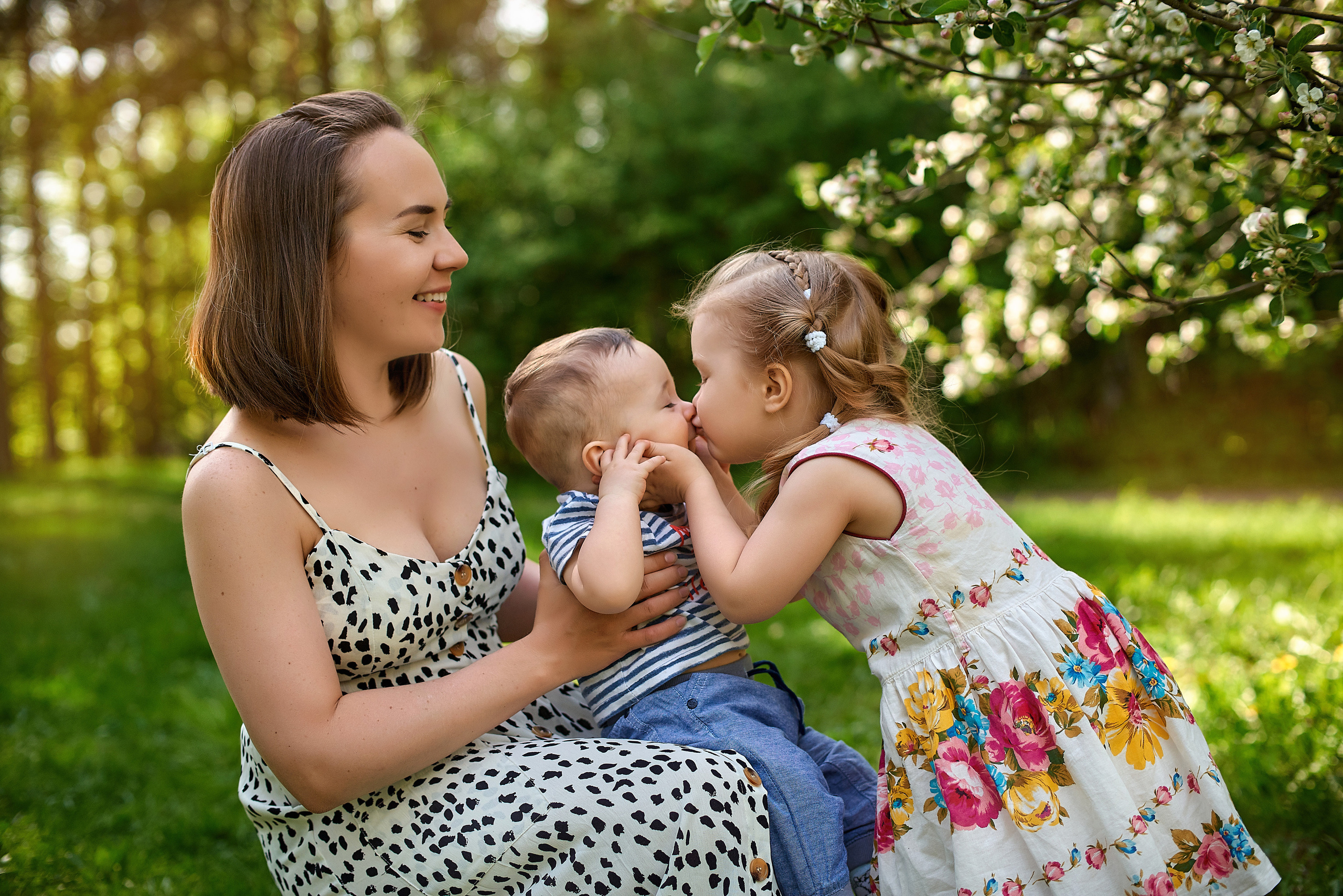 Семейная фотосессия на природе. Семейный и детский фотограф Катерина Рожкова
