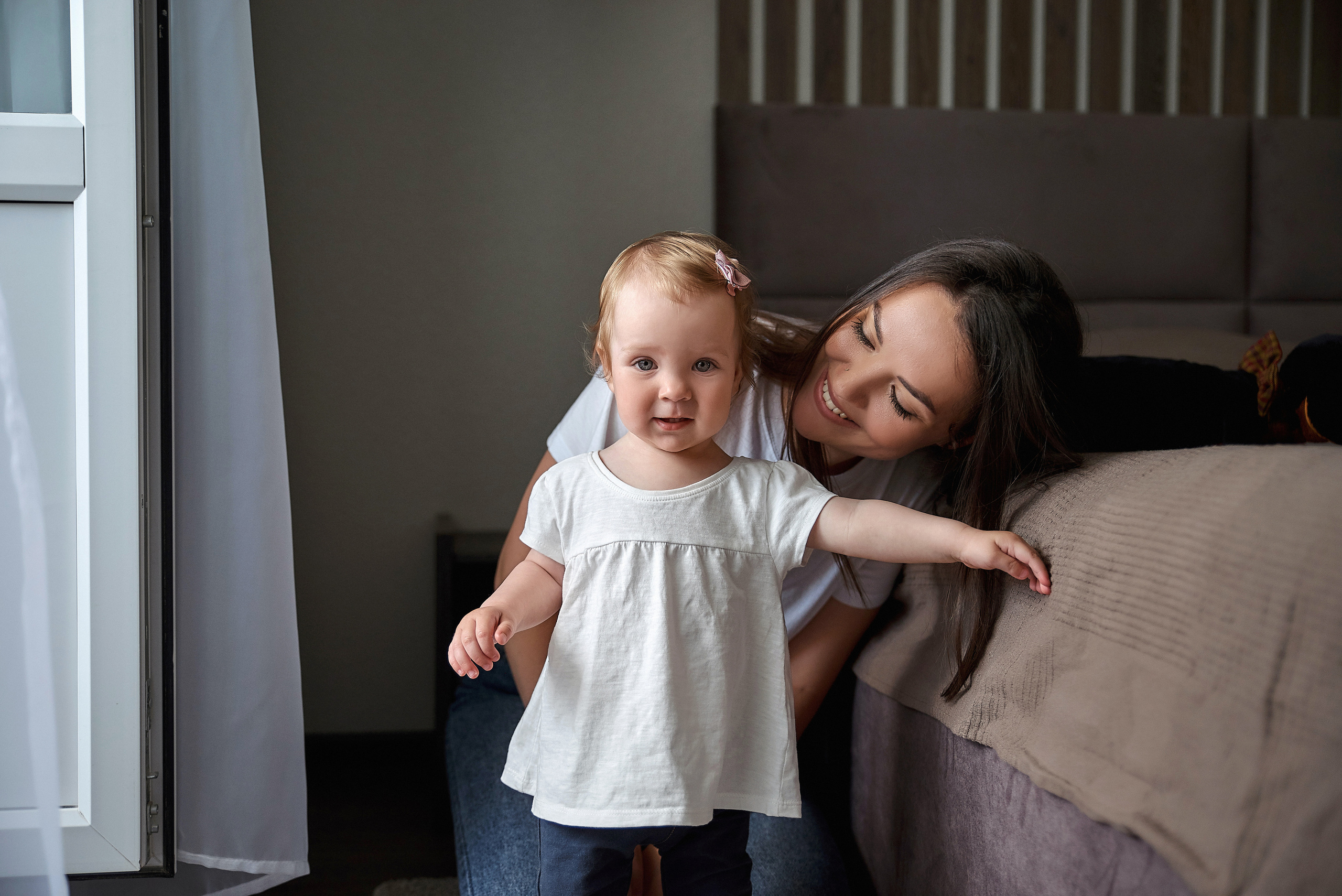 Семейная фотосессия в студии / дома. Семейный и детский фотограф Катерина Рожкова