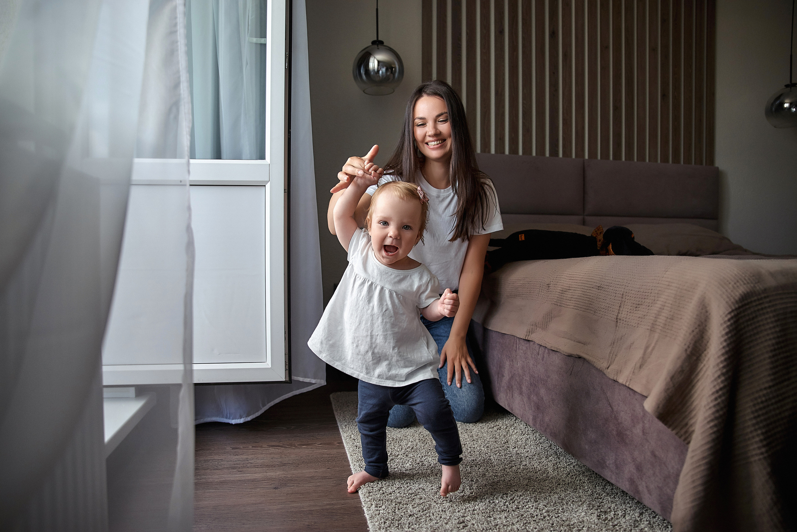 Семейная фотосессия в студии / дома. Семейный и детский фотограф Катерина Рожкова