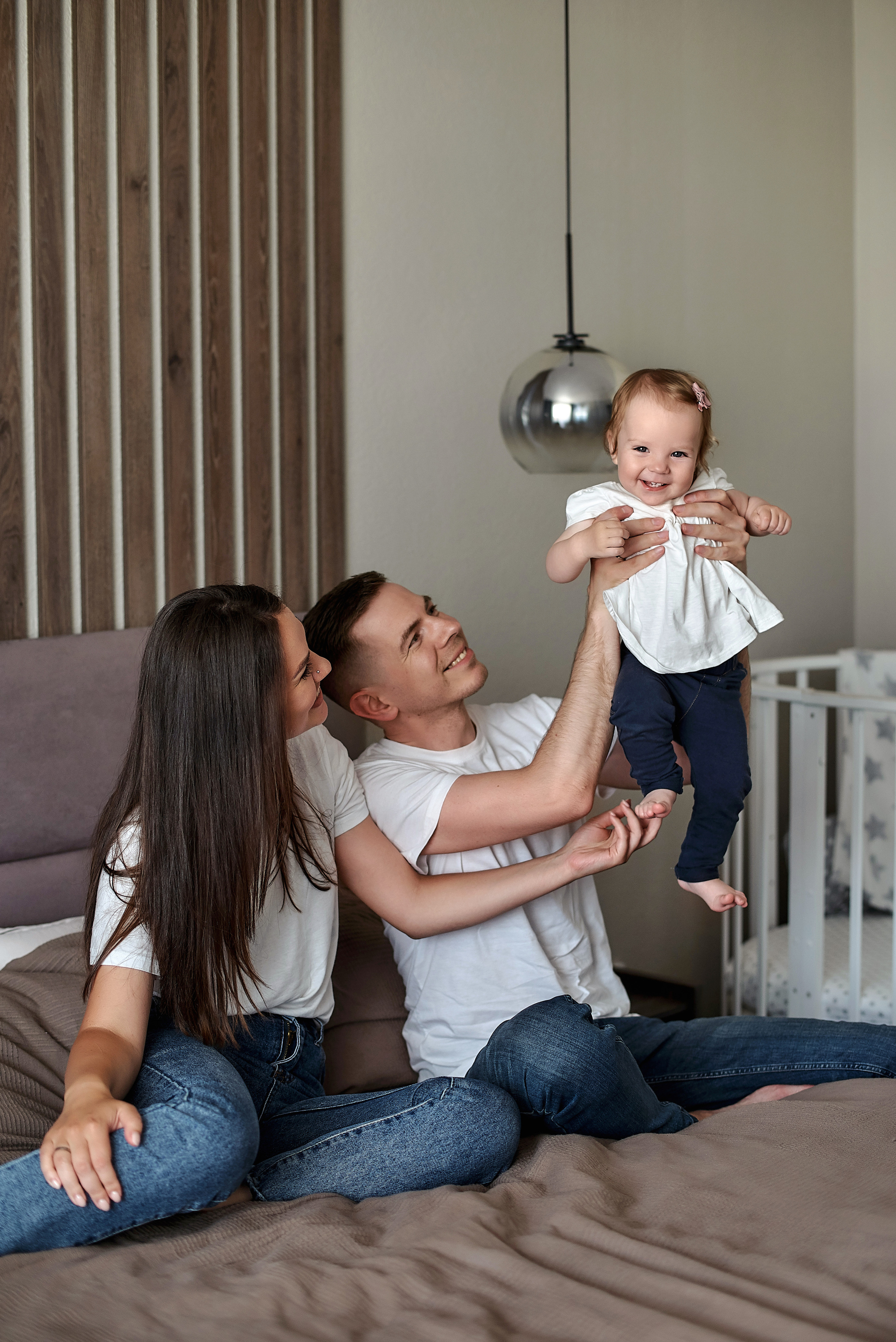 Семейная фотосессия в студии / дома. Семейный и детский фотограф Катерина Рожкова