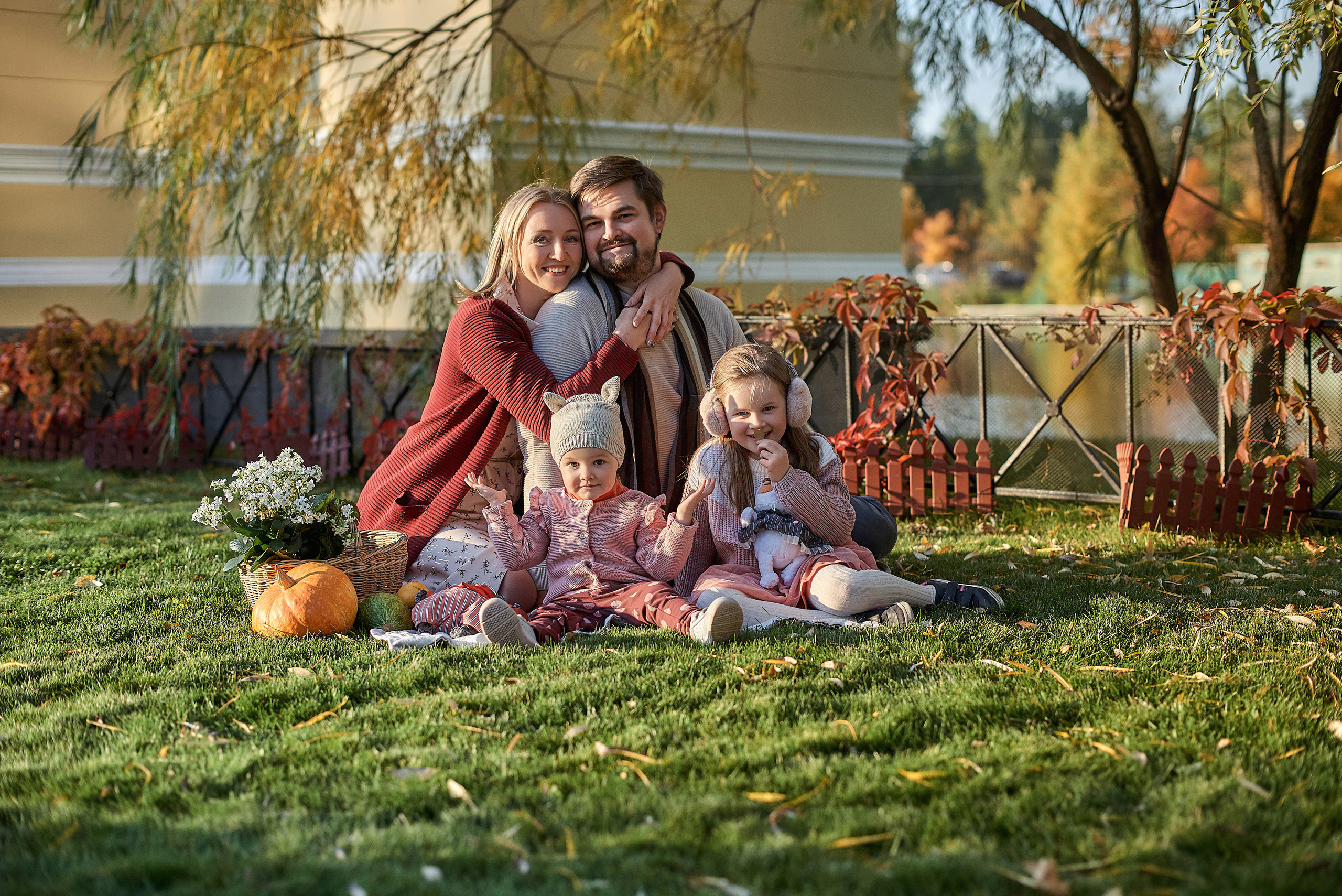 Семейная фотосессия на природе. Семейный и детский фотограф Катерина Рожкова