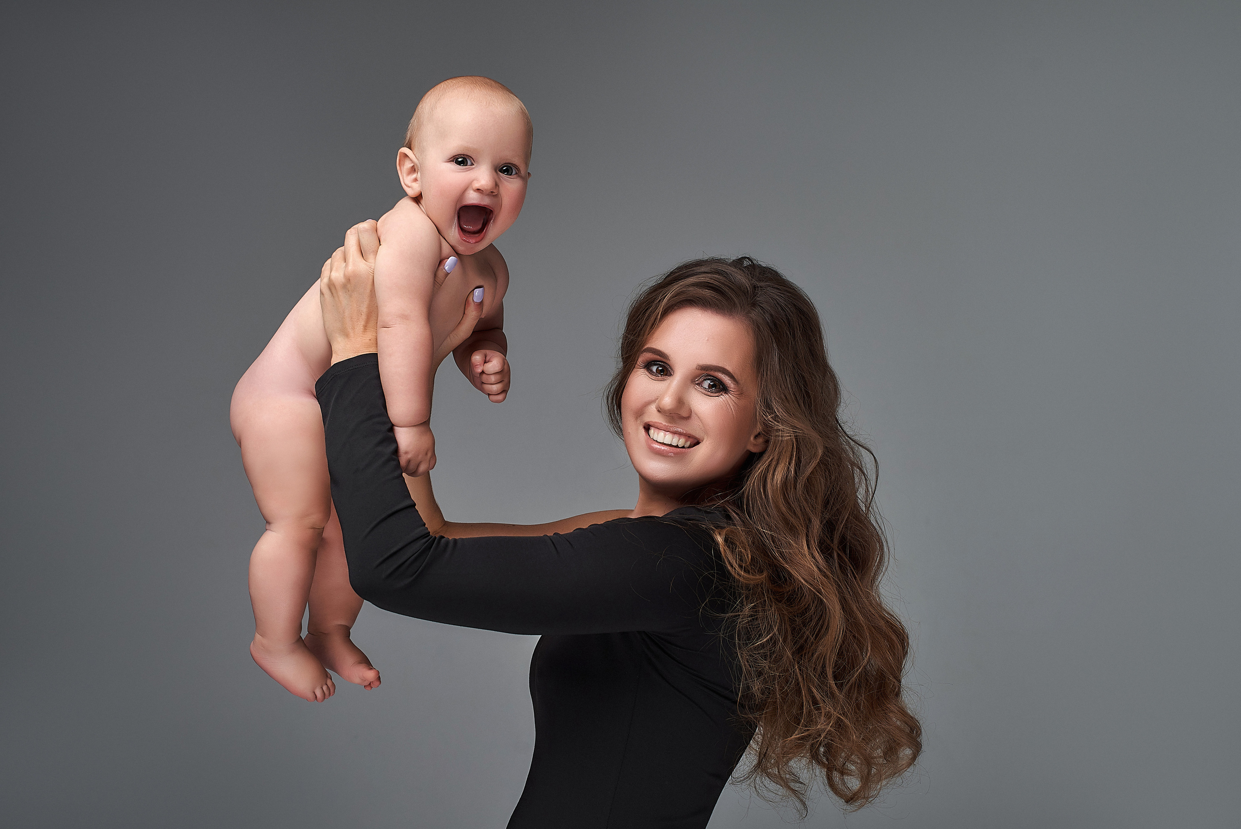 Семейная фотосессия в студии / дома. Семейный и детский фотограф Катерина Рожкова