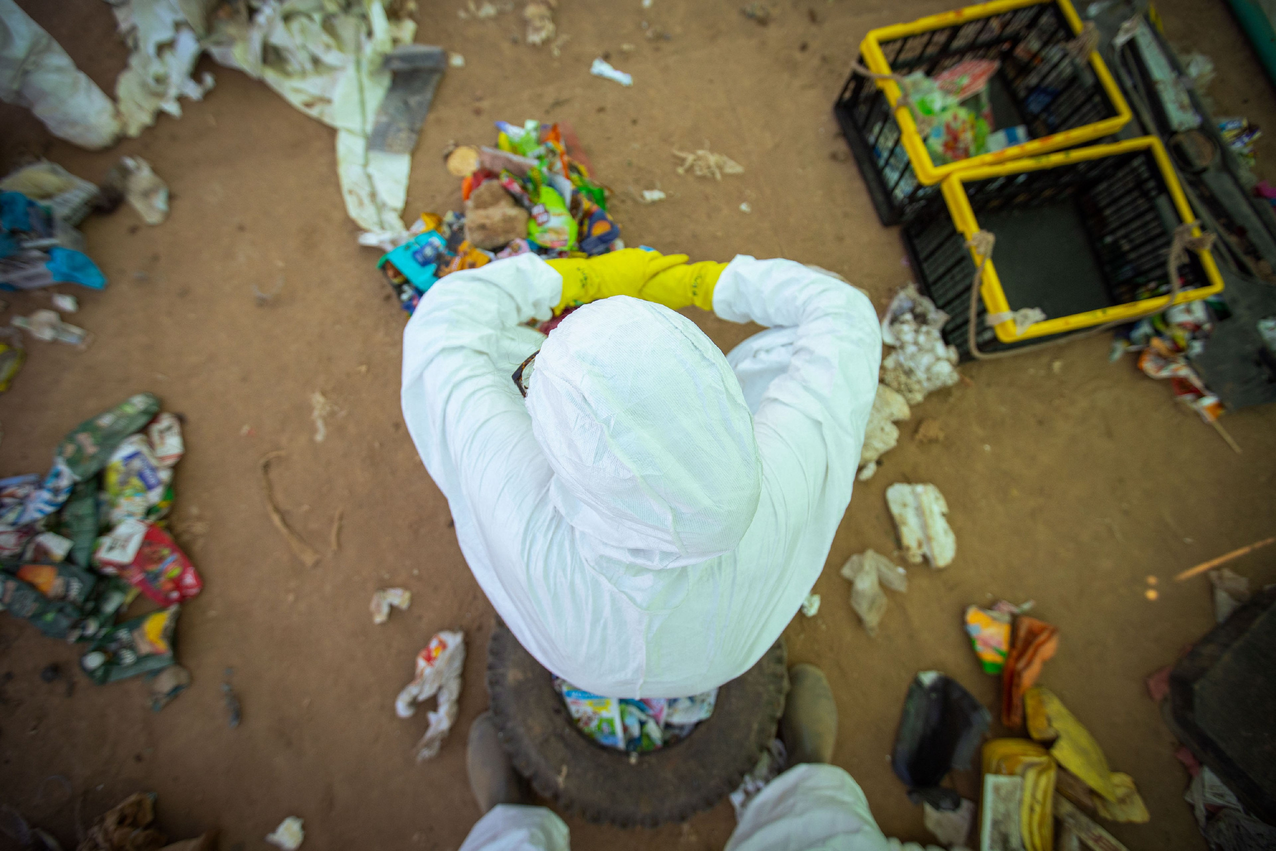 Анализ ижевского полигона ТБО [10-11 августа 2021 г.]. Фотограф Виноградов Константин