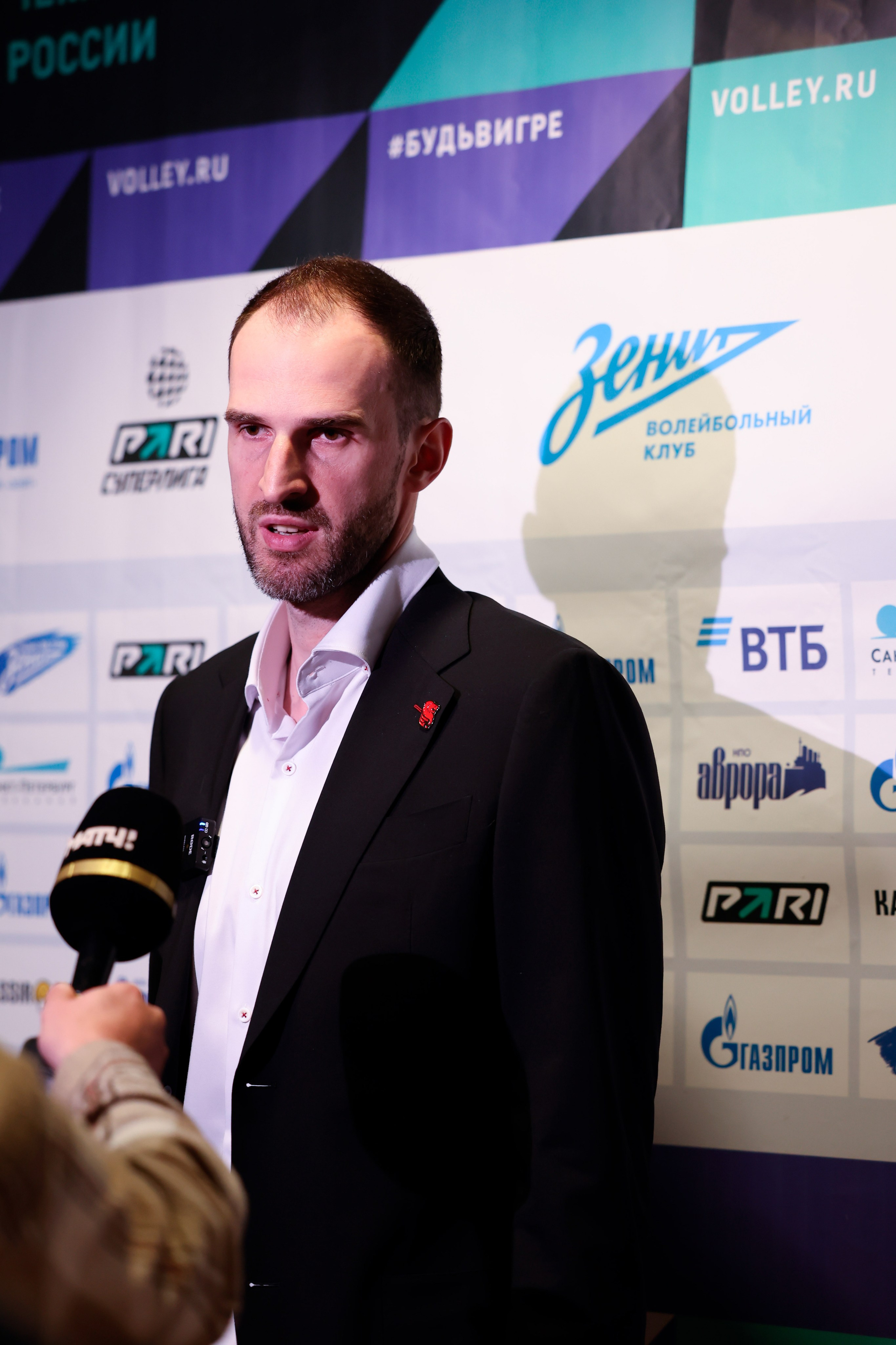 ВК Зенит — ВК Белогорье 08.04.2025. Спортивный и репортажный фотограф Антон Тереханов