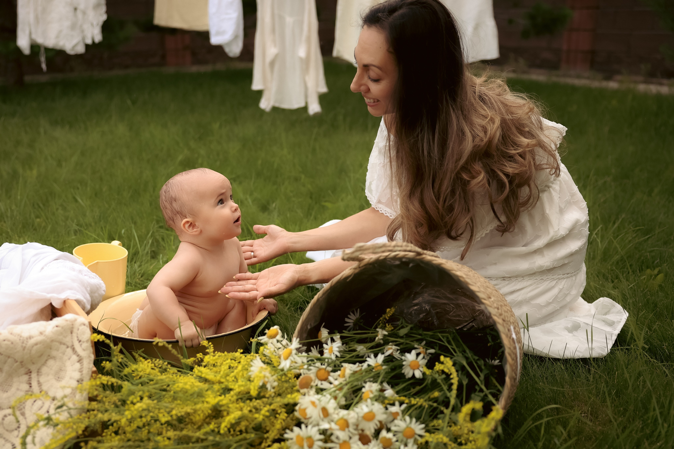 Большая стирка. Ваш семейный newborn и lifestyle фотограф в СПБ Наталья Журавлева