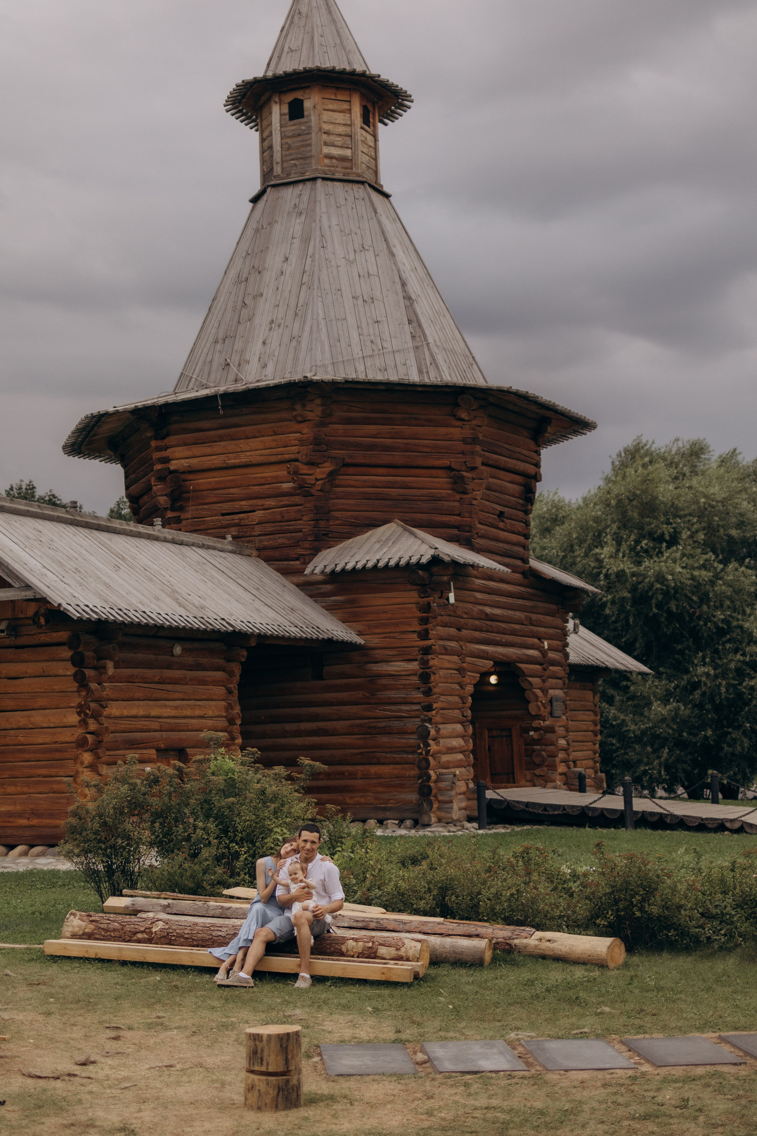 Роман, Мария и Алиса. Семейный фотограф Москва