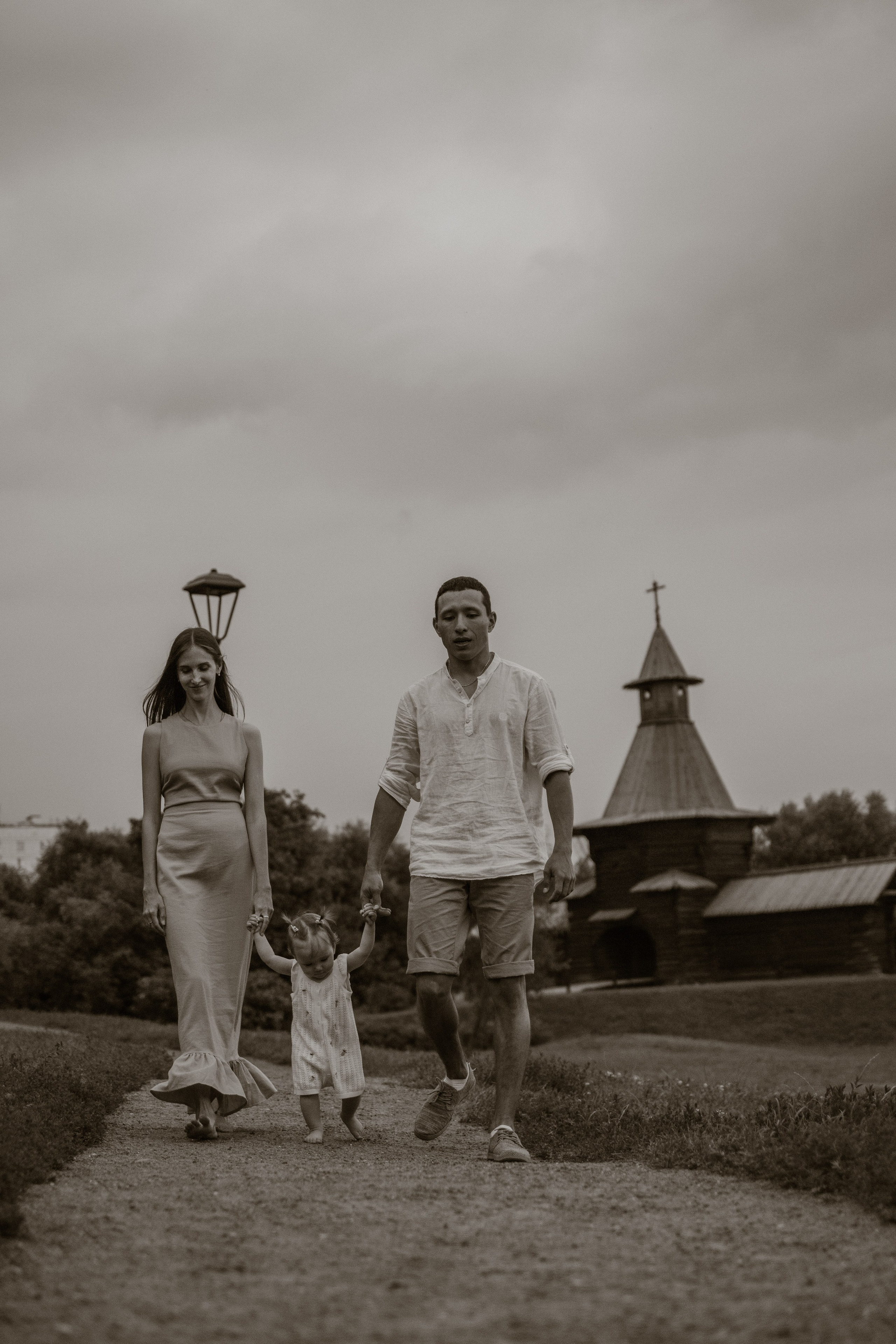 Роман, Мария и Алиса. Семейный фотограф Москва
