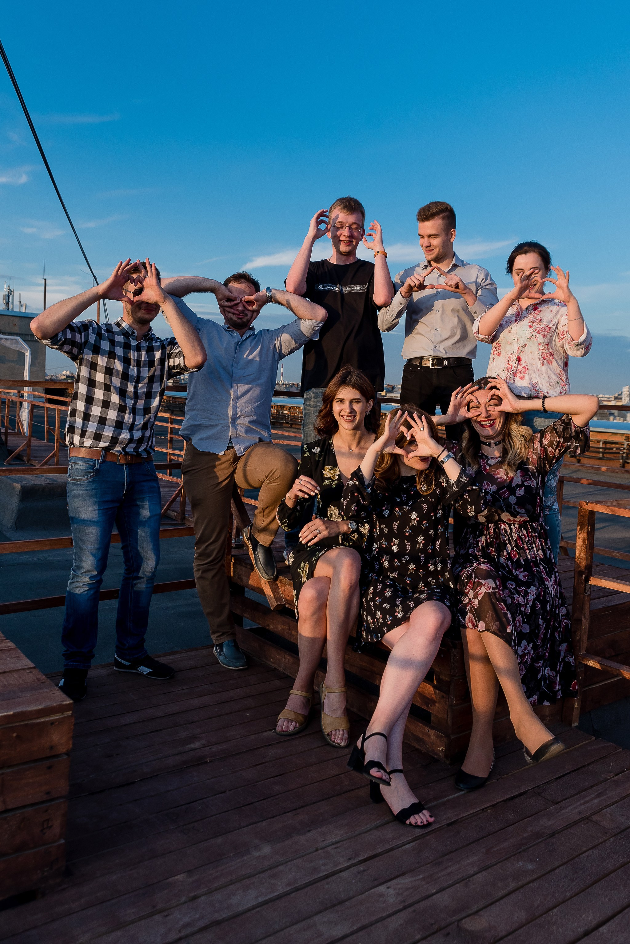 Вечеринка на крыше. Свадебный и семейный фотограф из Санкт-Петербурга Климов Анатолий