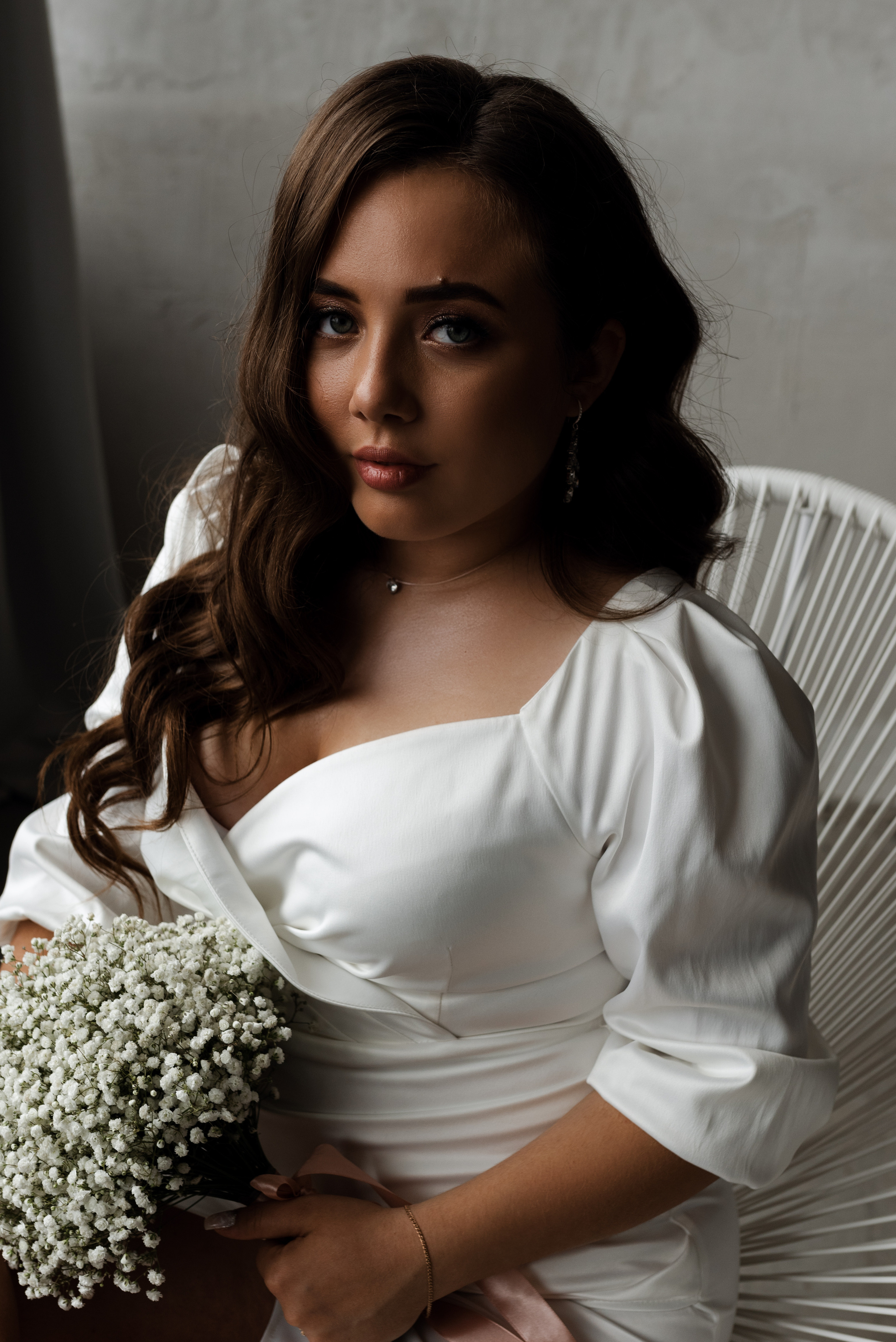 Свадебная фотосъемка в фотостулии. Фотограф в Уфе Комягина Анастасия