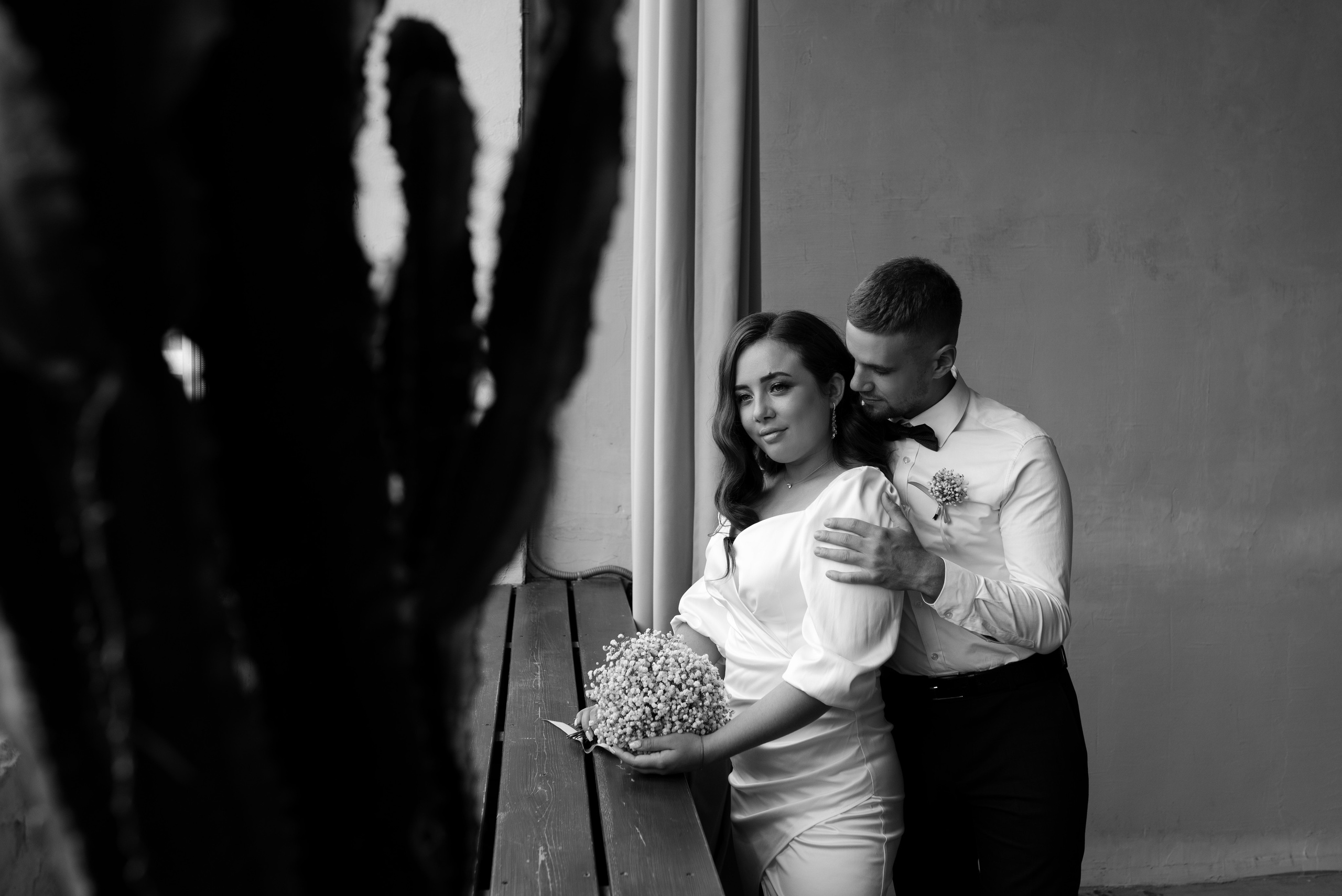 Свадебная фотосъемка в фотостулии. Фотограф в Уфе Комягина Анастасия