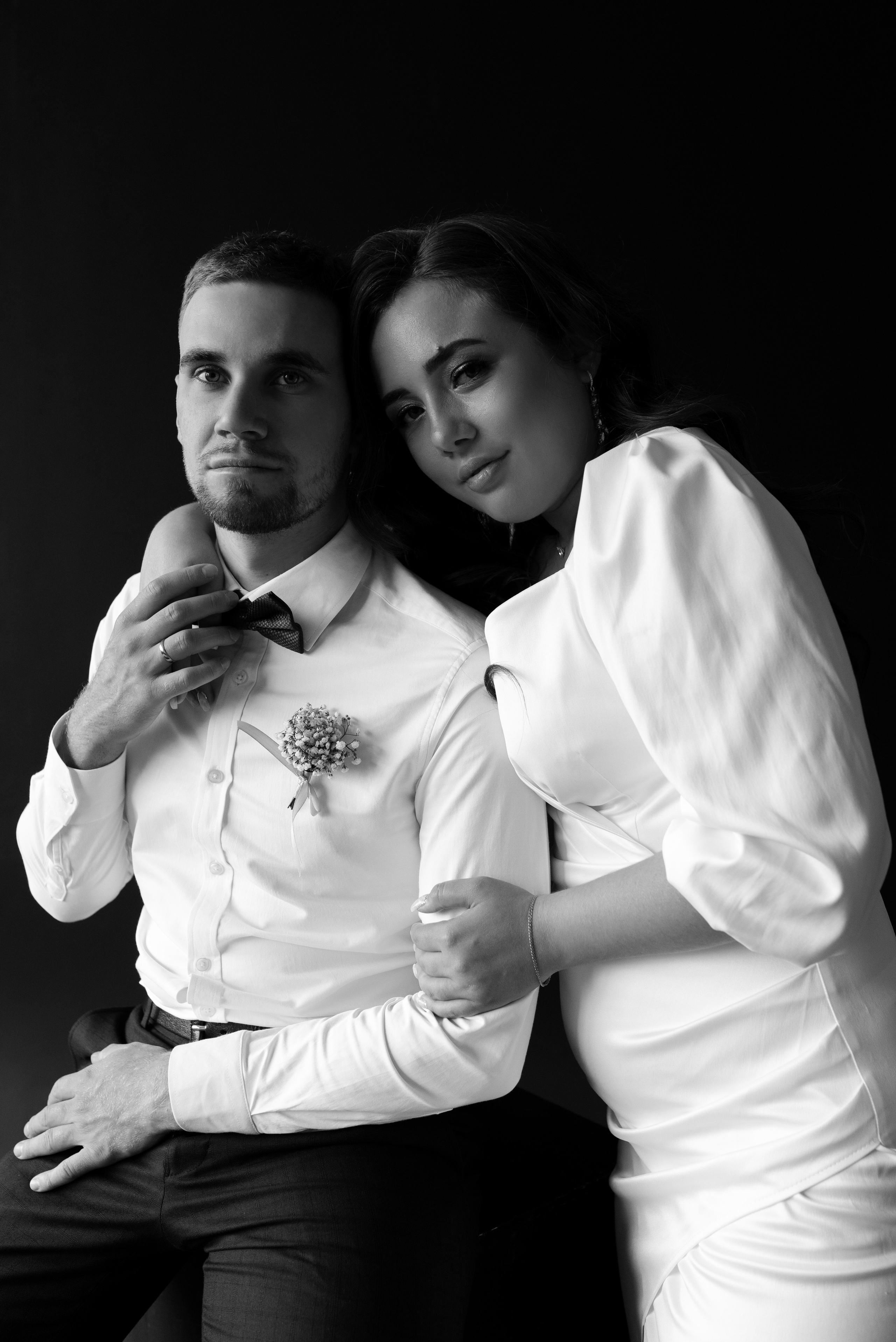 Свадебная фотосъемка в фотостулии. Фотограф в Уфе Комягина Анастасия