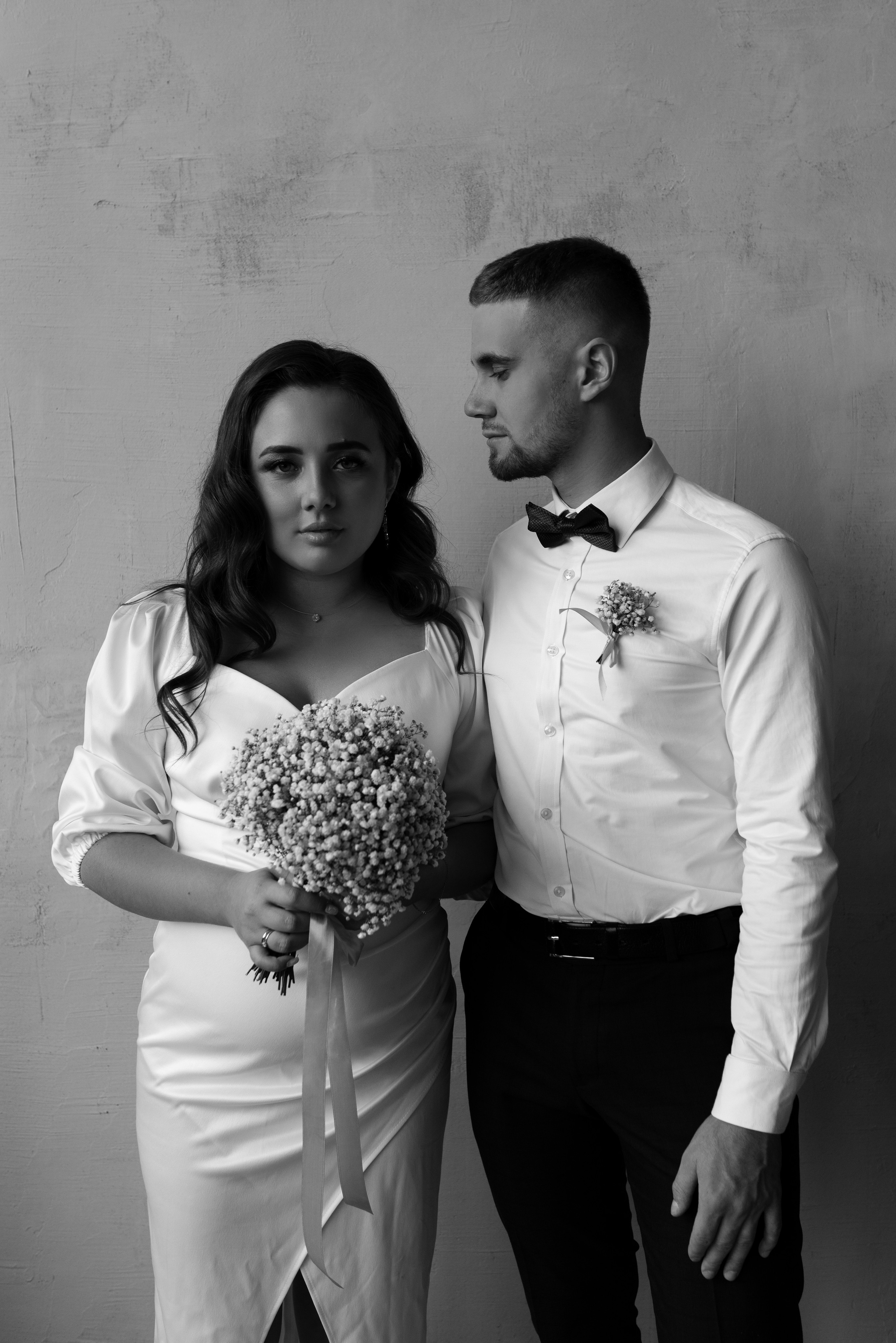 Свадебная фотосъемка в фотостулии. Фотограф в Уфе Комягина Анастасия