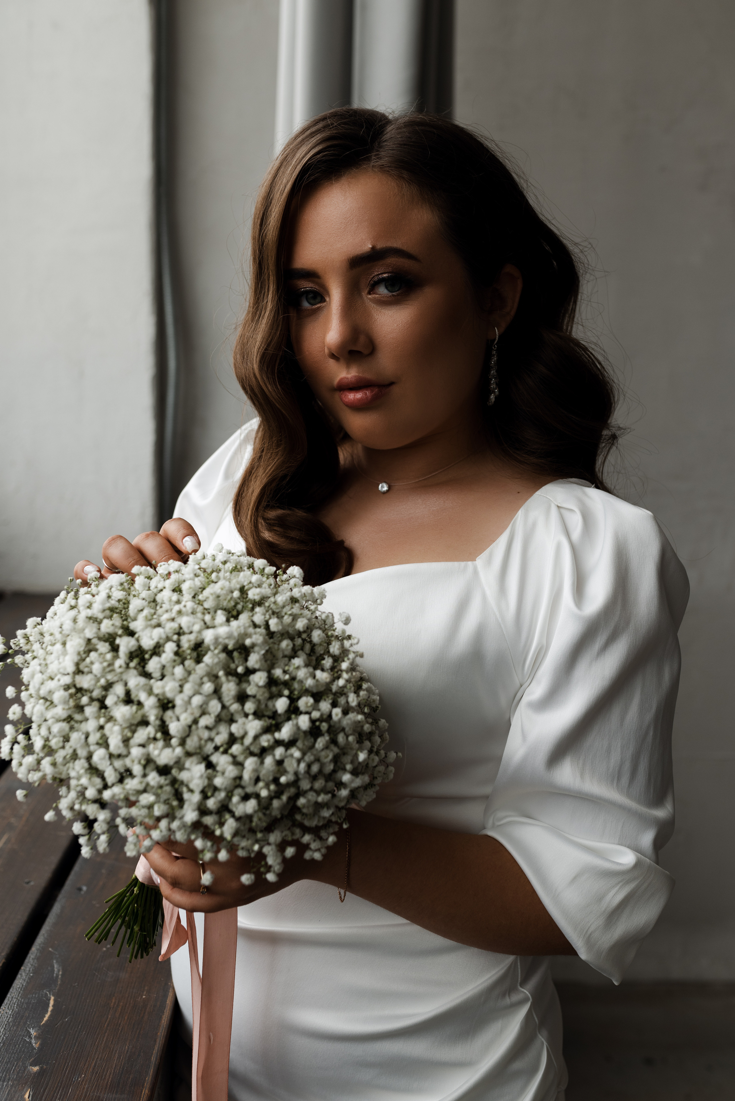 Свадебная фотосъемка в фотостулии. Фотограф в Уфе Комягина Анастасия