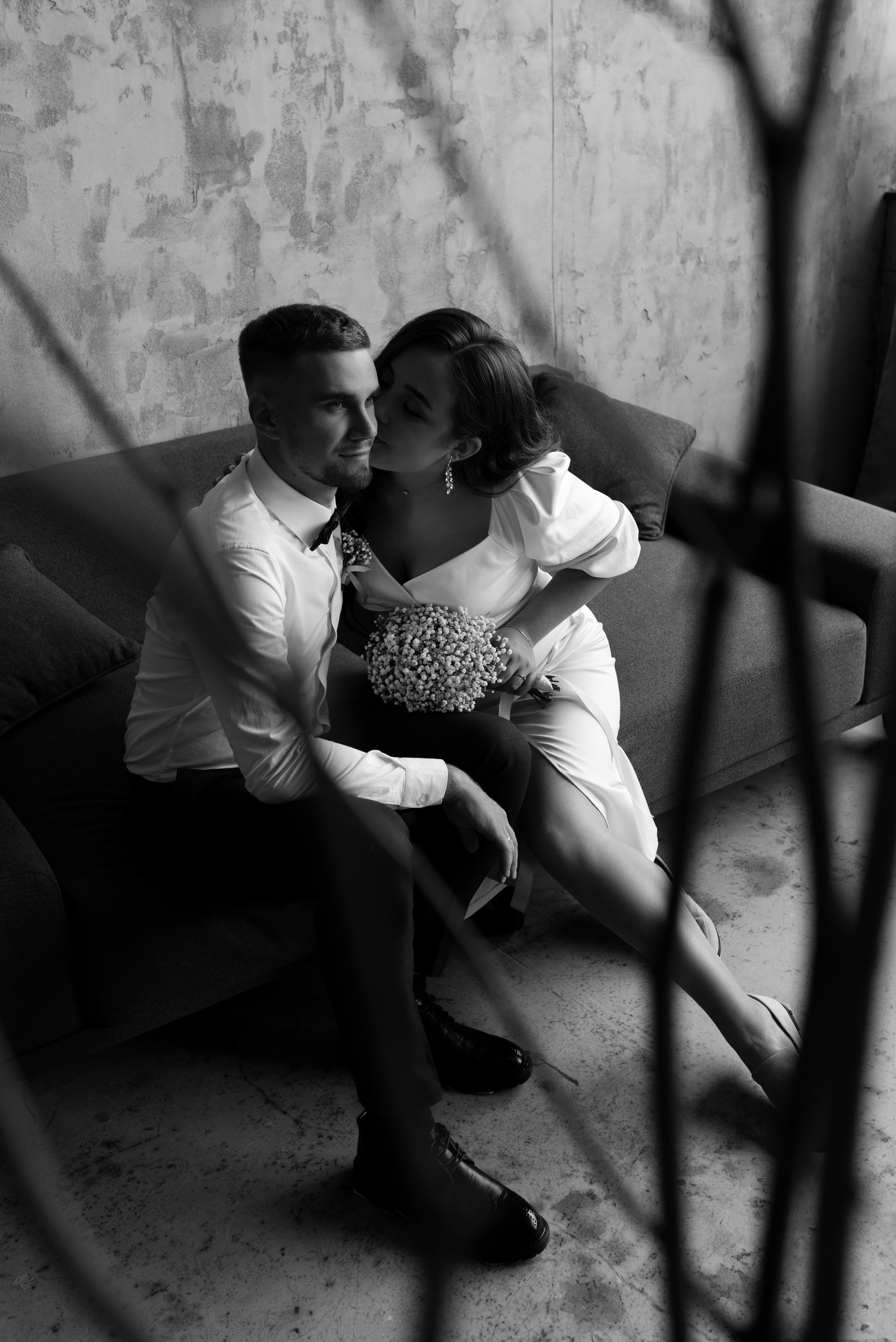 Свадебная фотосъемка в фотостулии. Фотограф в Уфе Комягина Анастасия