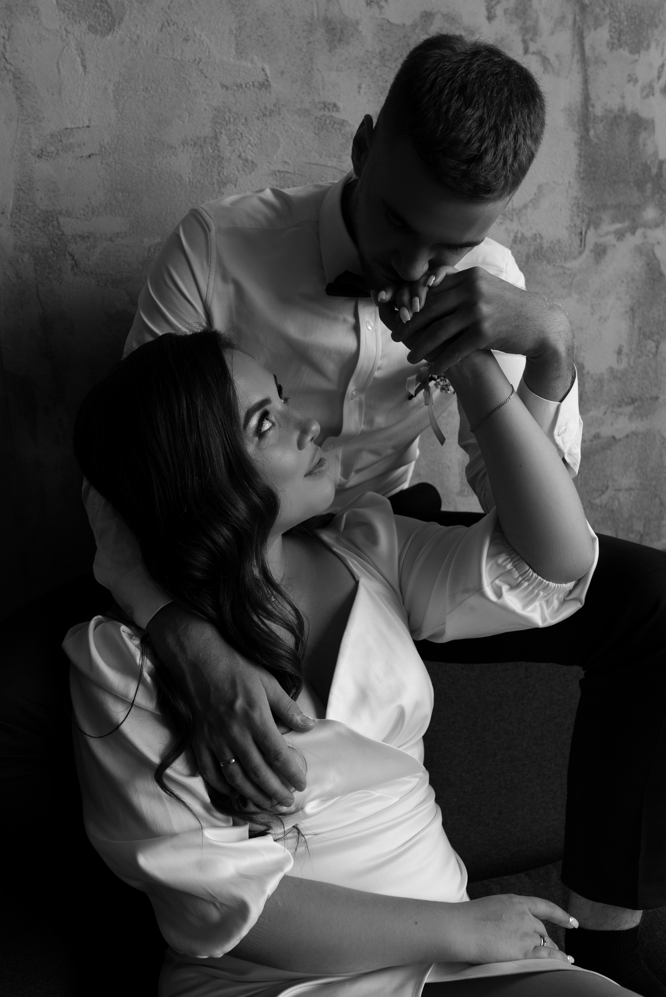 Свадебная фотосъемка в фотостулии. Фотограф в Уфе Комягина Анастасия