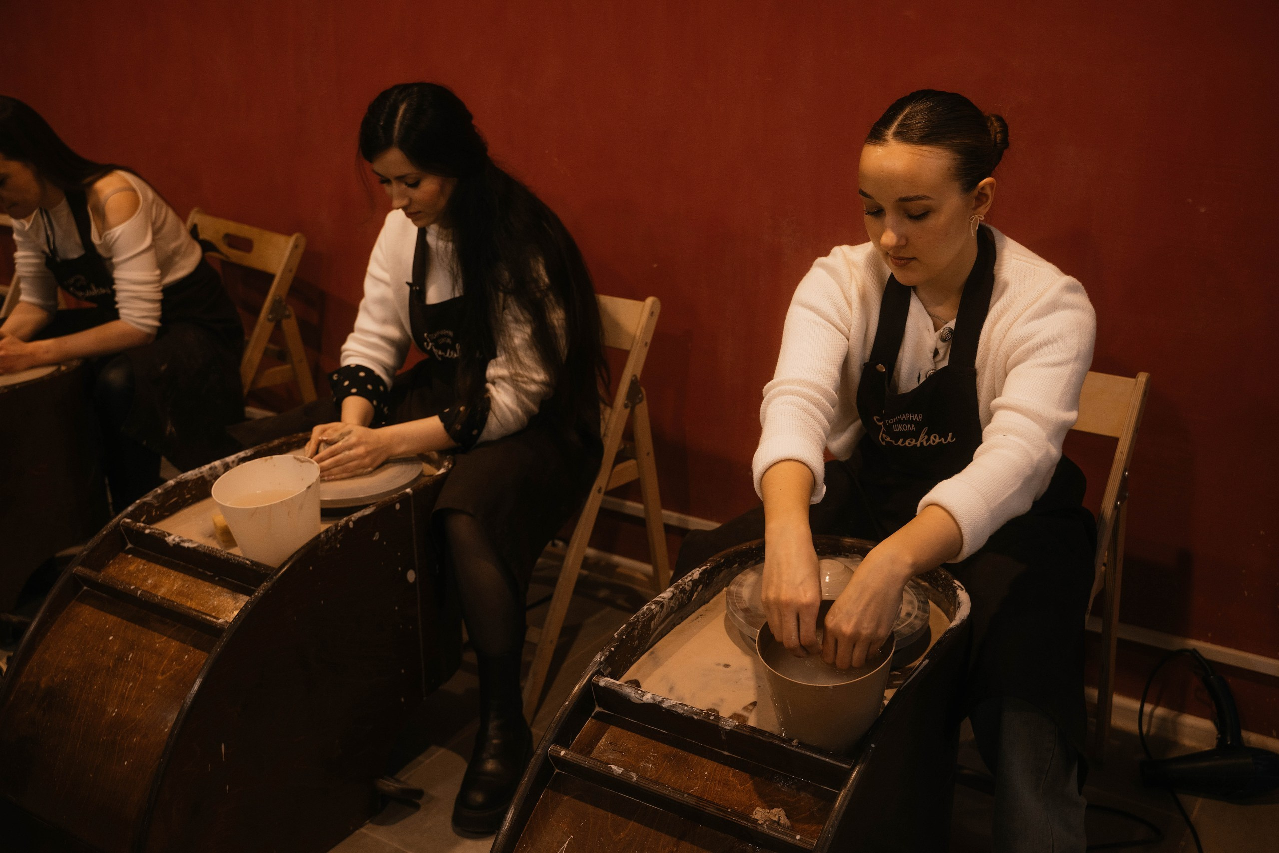День рождения в гончарной мастерской. Свадебный, семейный фотограф в Рязани Лена Брант